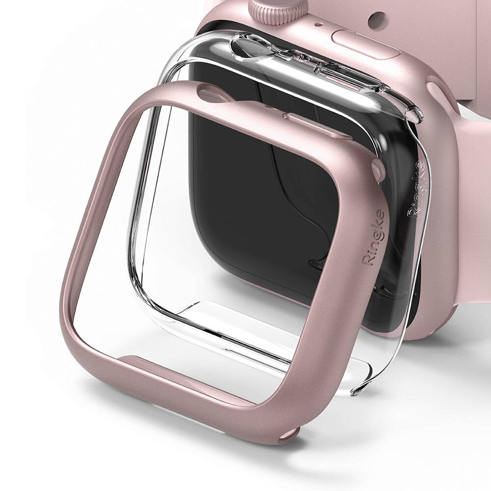 Apple Watch Series 9 41mm Tynt deksel (2-pakning), Flerfarget/mønster