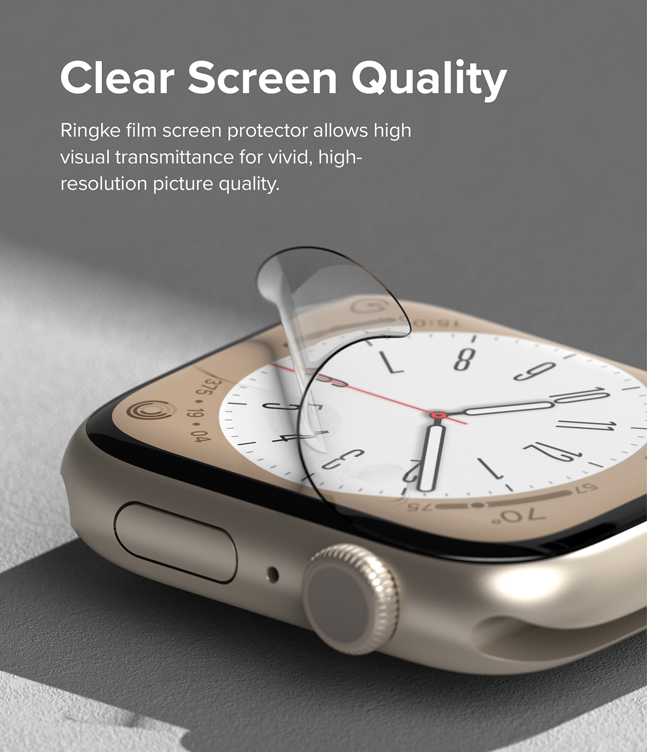 Apple Watch Series 8 41mm Skjermbeskytter beskyttelsesfilm - Dual Easy (3-pakning)