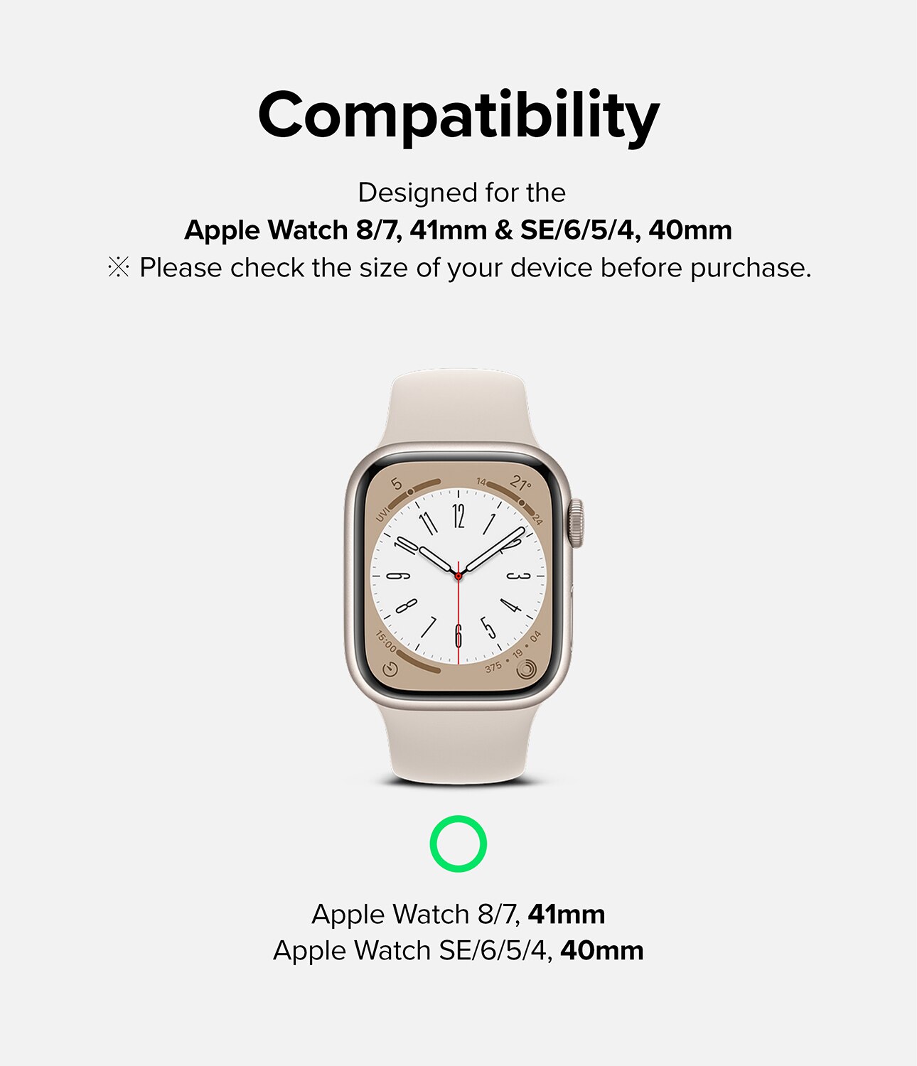 Apple Watch Series 8 41mm Skjermbeskytter beskyttelsesfilm - Dual Easy (3-pakning)