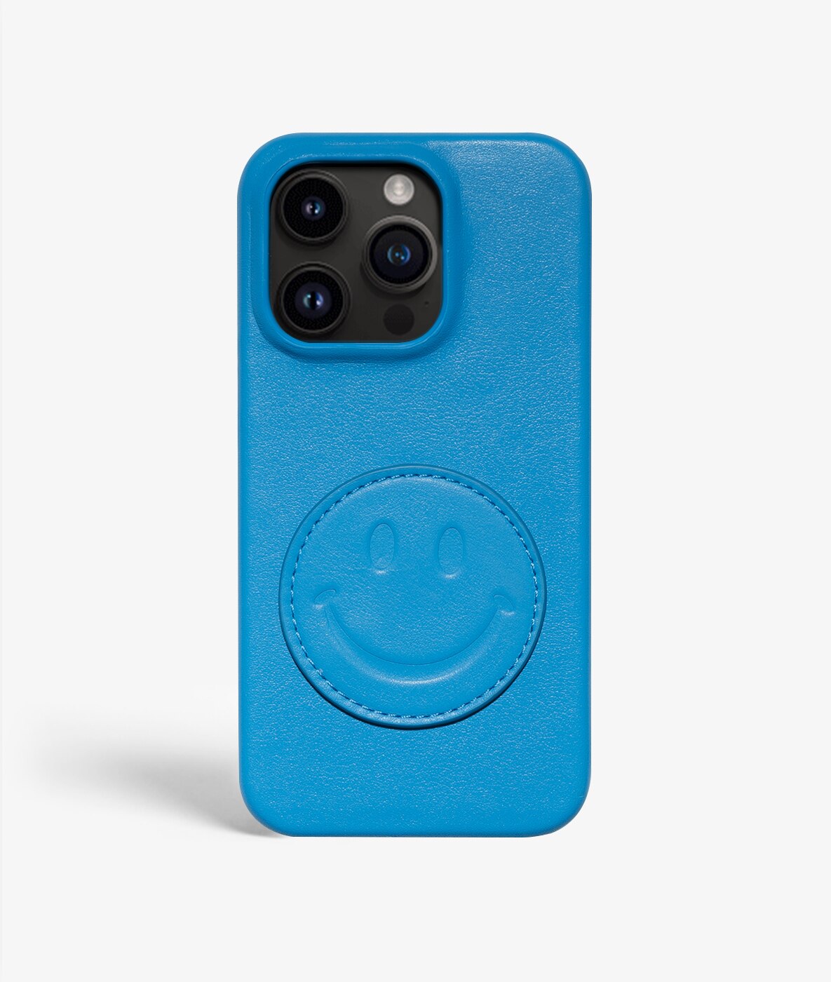 iPhone 14 Pro Max Deksel Smiley Blue