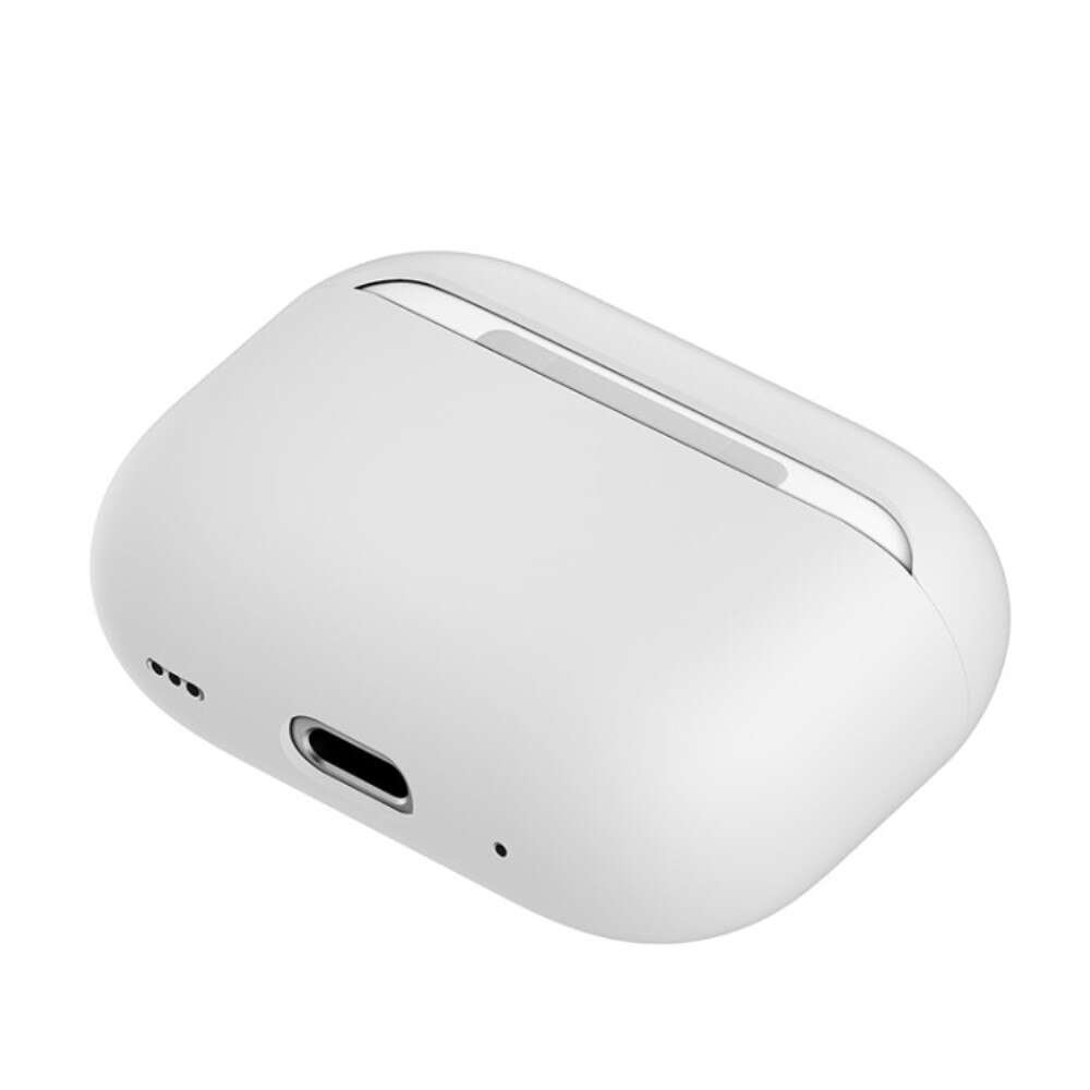 Apple AirPods Pro 2 Tynt silikon-deksel, Hvit