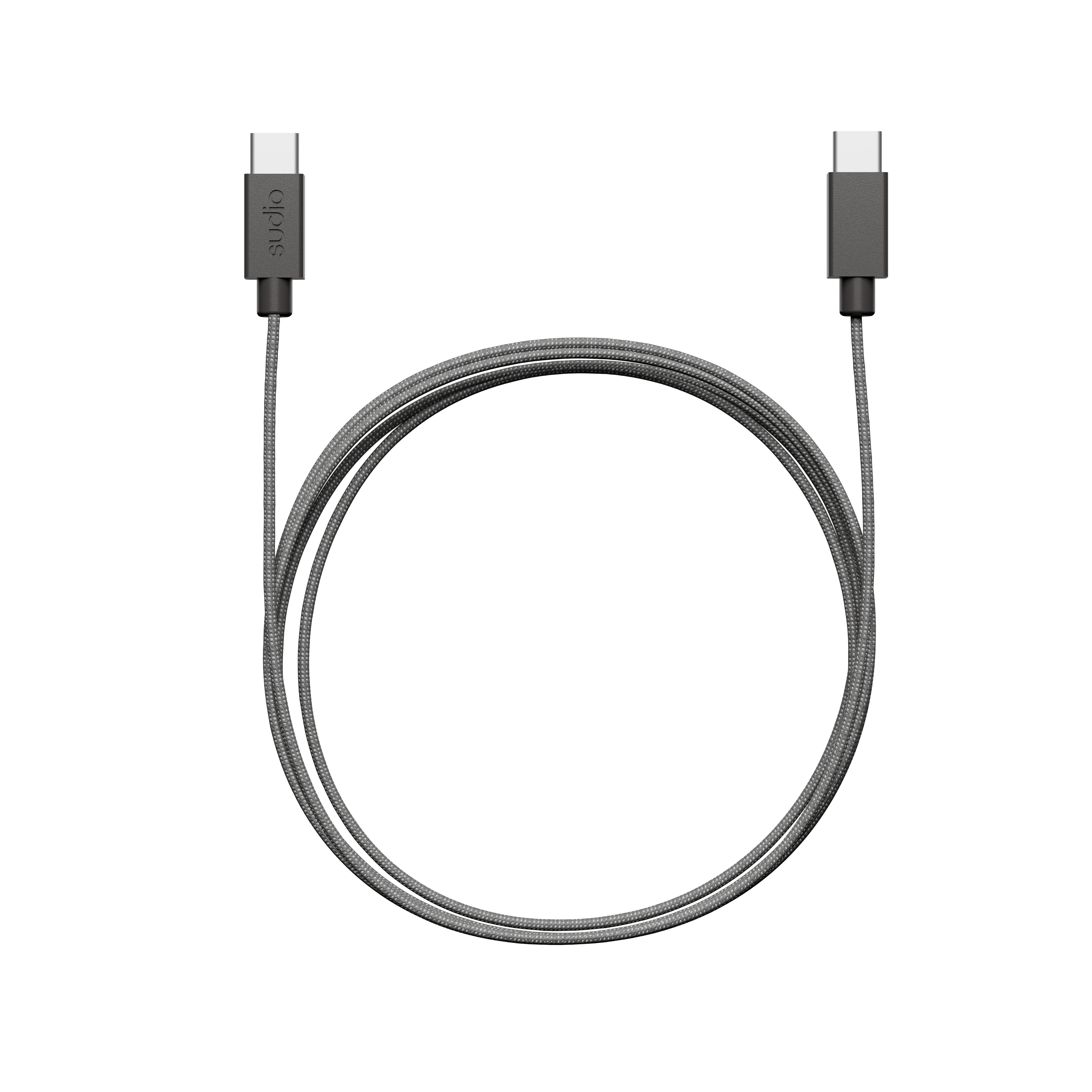 C1 Ladekabel USB-C til USB-C 1.8 m, Svart