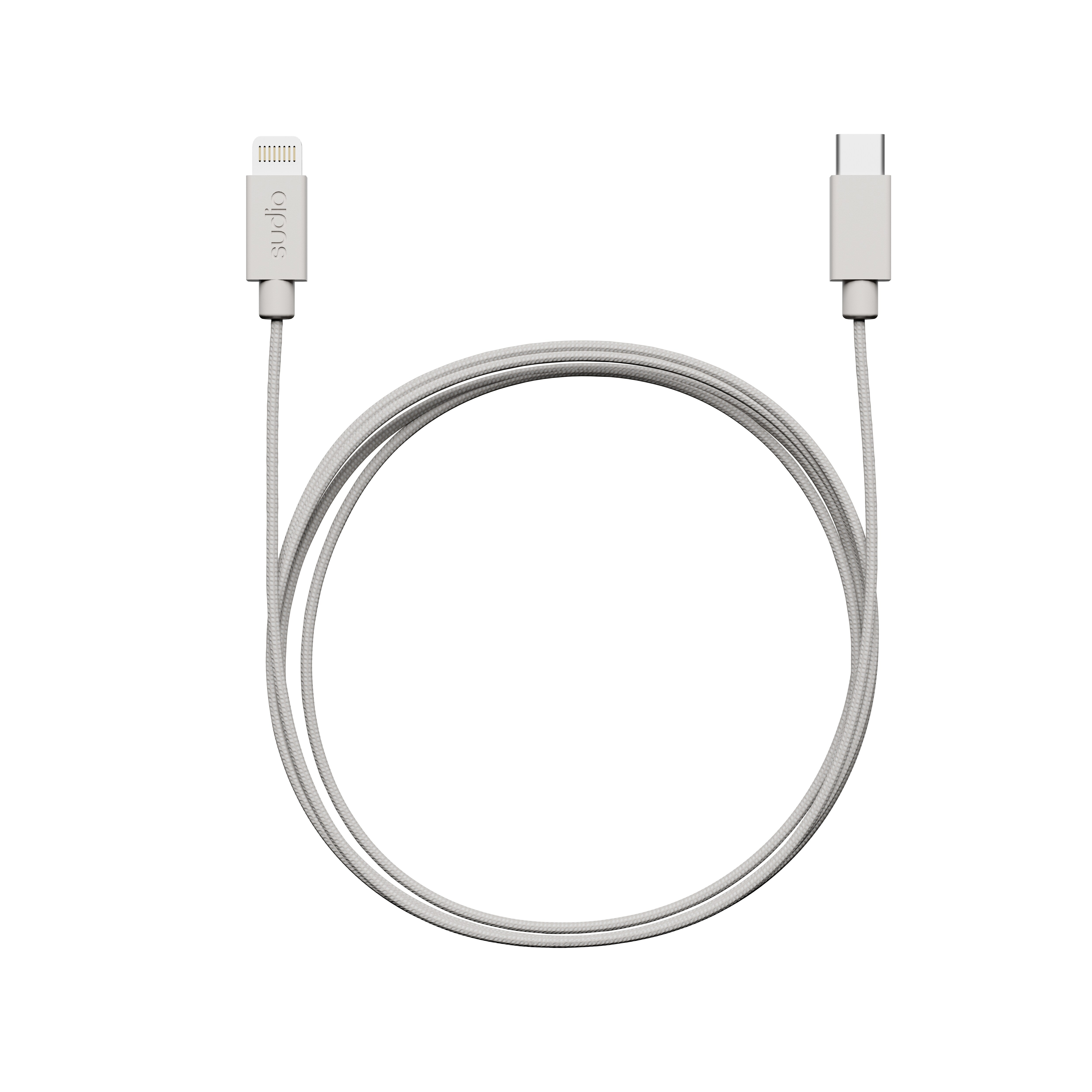 C1 Ladekabel USB-C til Lightning 1.8 m, Hvit