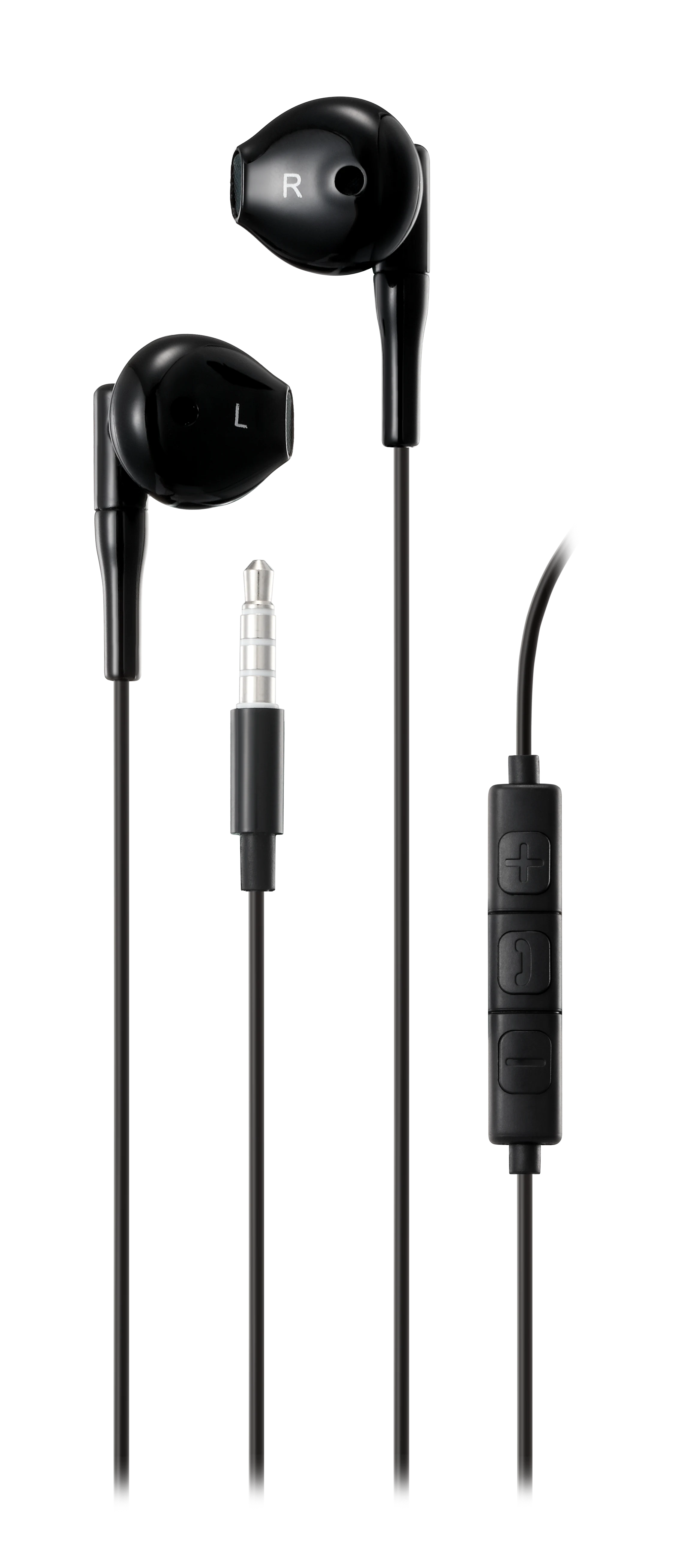 Ørepropper Semi-in-ear 3.5mm, svart