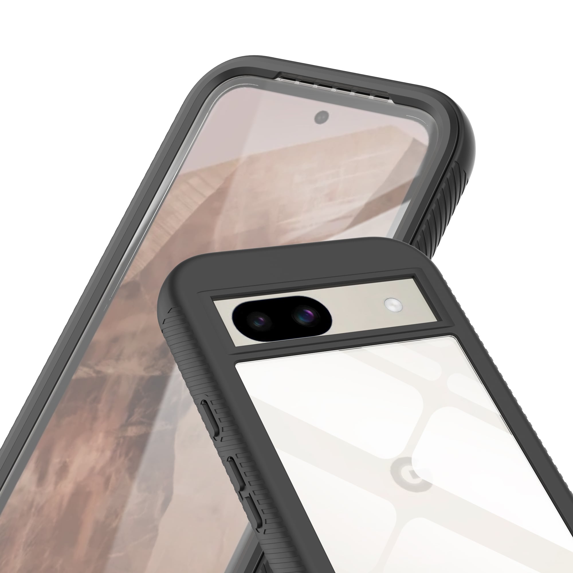 Google Pixel 8a Deksel Full Protection, Svart