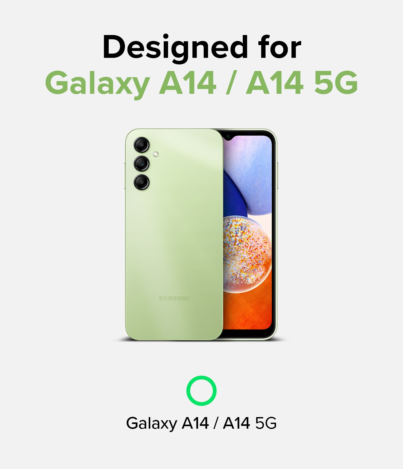 Samsung Galaxy A14 Fusion deksel, Gjennomsiktig