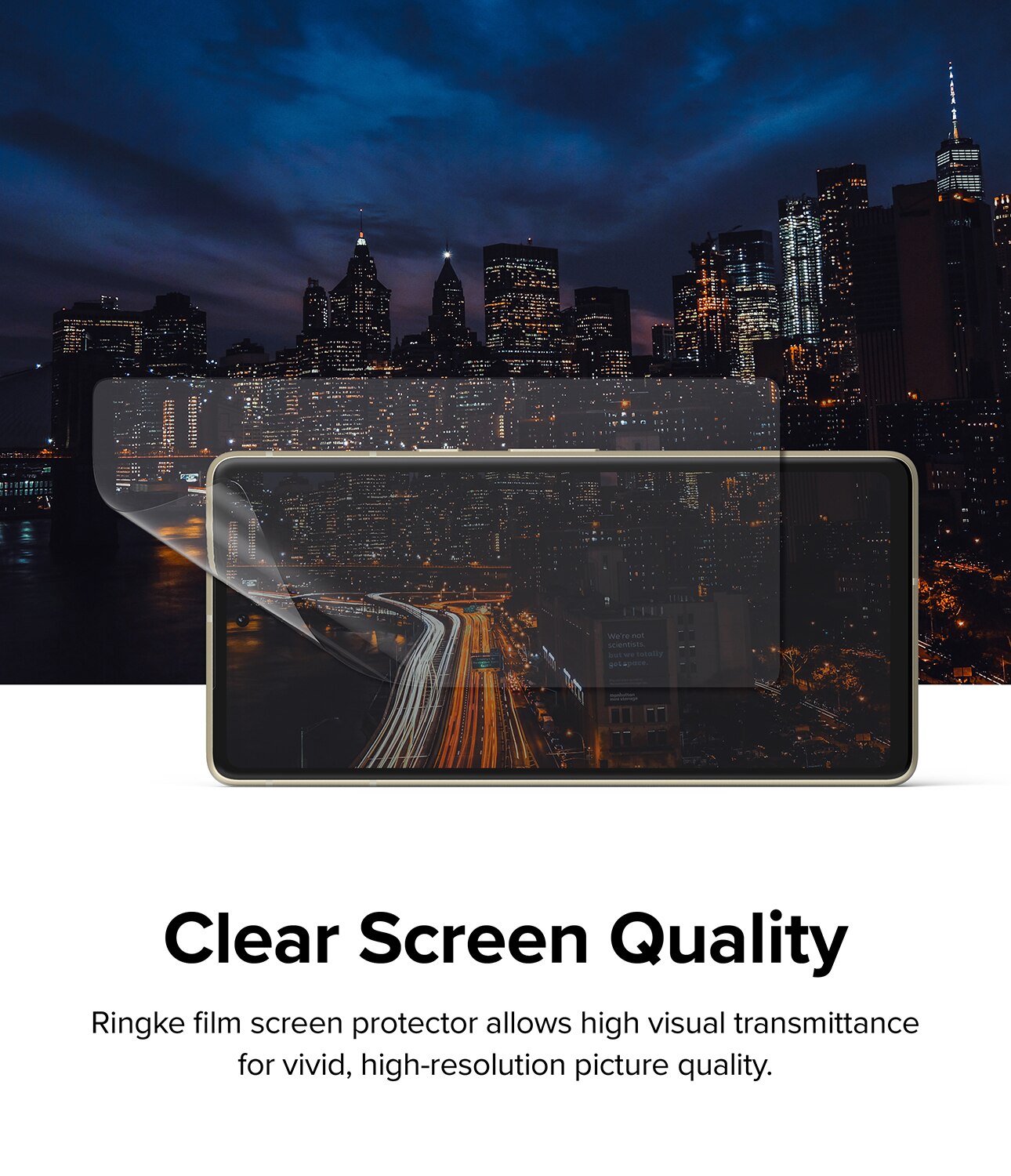 Google Pixel 7 Skjermbeskytter beskyttelsesfilm - Dual Easy (2-pakning)