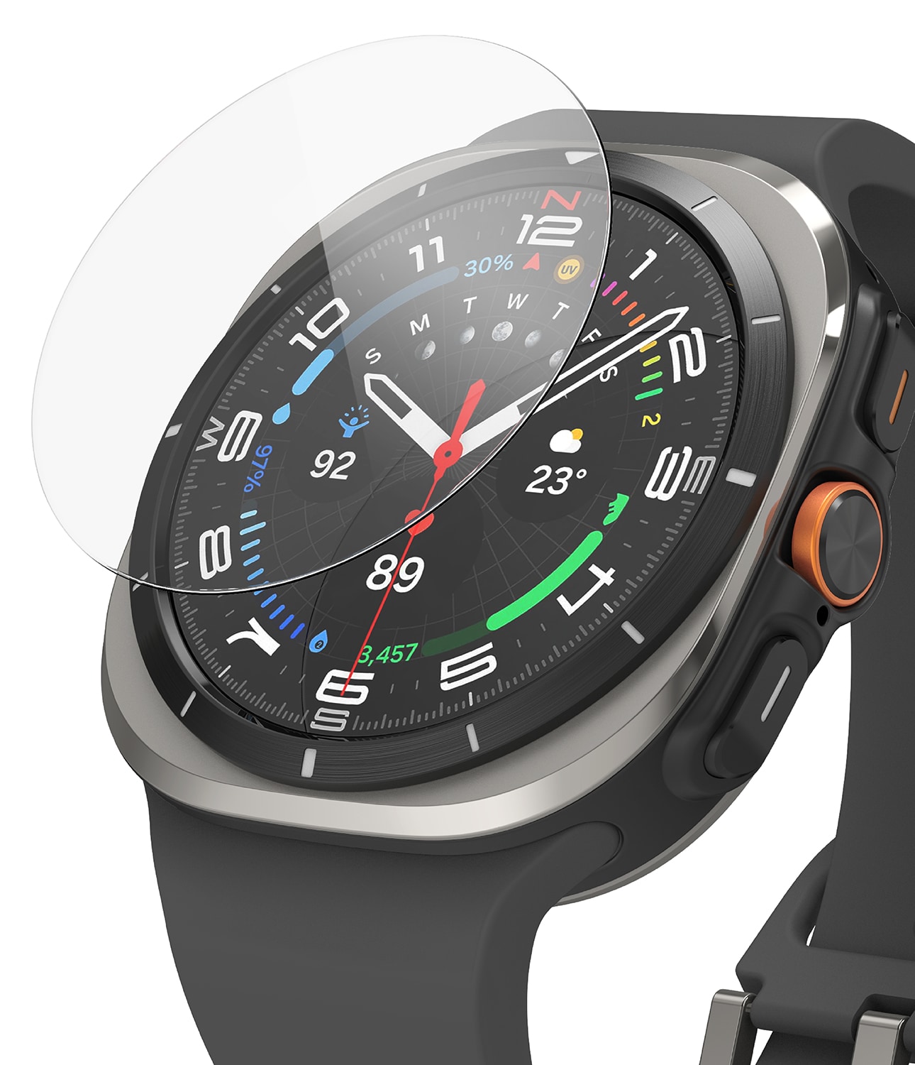 Samsung Galaxy Watch Ultra 47mm Skjermbeskytter i glass (4-pakning)