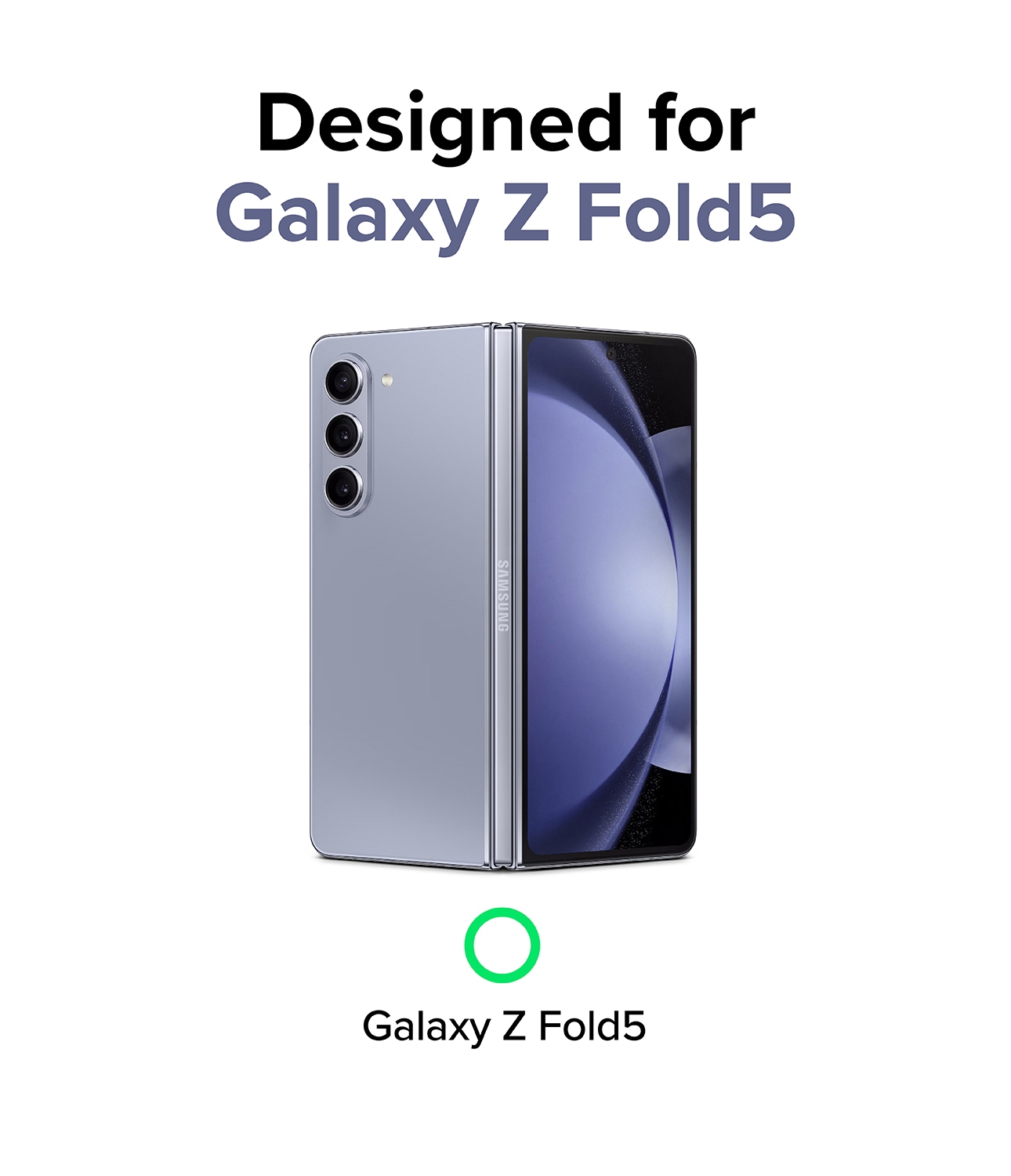 Samsung Galaxy Z Fold 5 Slim Deksel, Svart