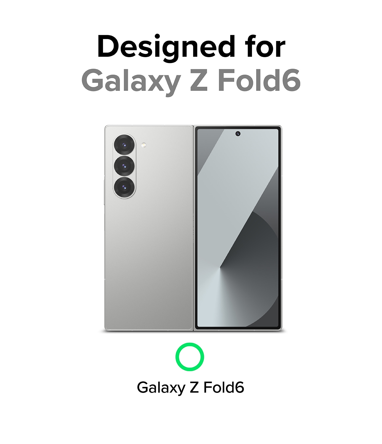 Samsung Galaxy Z Fold 6 Fusion deksel, gjennomsiktig