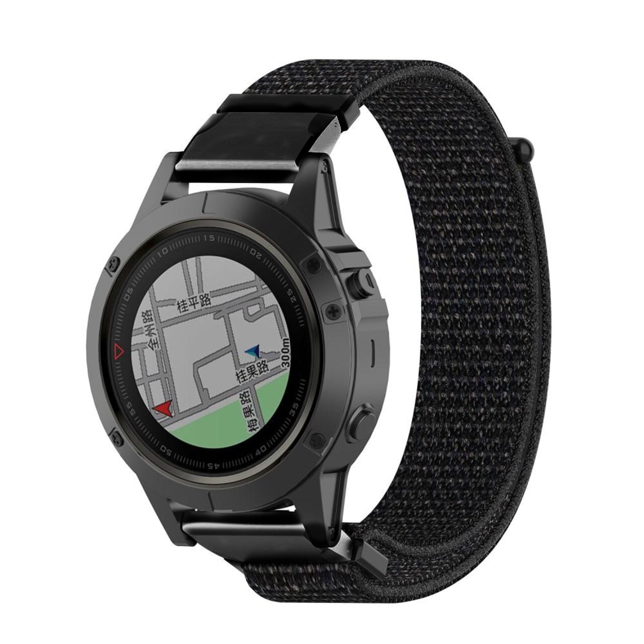 Garmin Fenix 6X Pro Reim i nylon, Svart