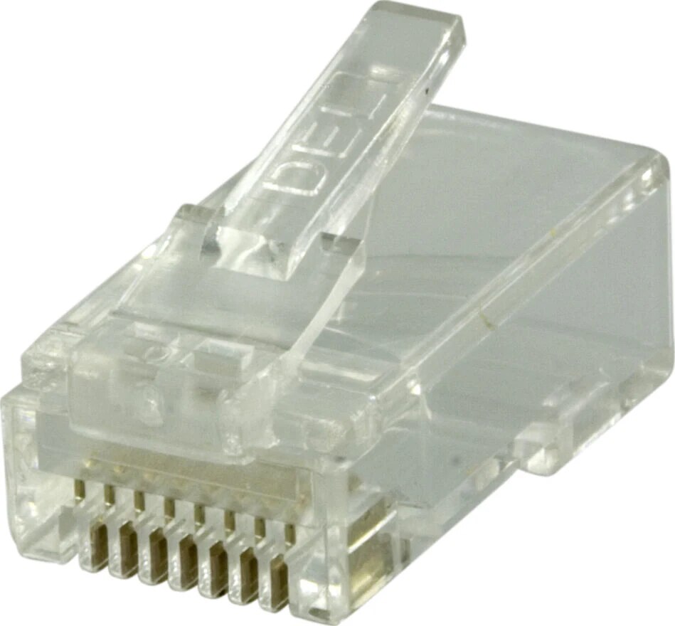 RJ45-kontaktdon for patchkabel Cat6 20-pakning