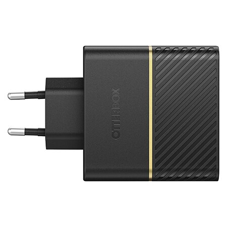 Vegglader 2x USB-C PD 50W, Black Shimmer