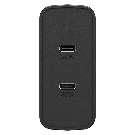 Vegglader 2x USB-C PD 50W, Black Shimmer