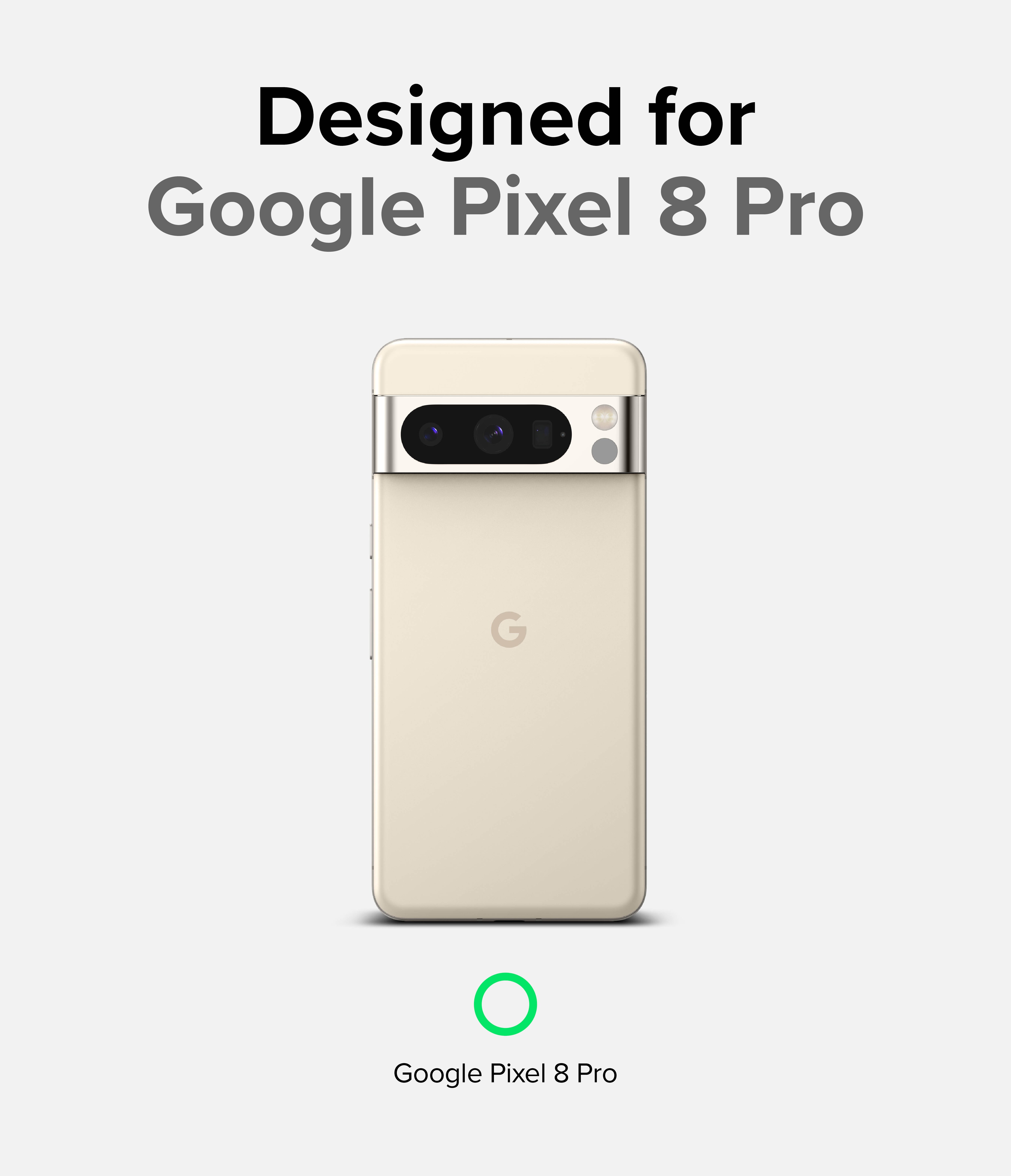 Google Pixel 8 Pro Onyx deksel, Grønn