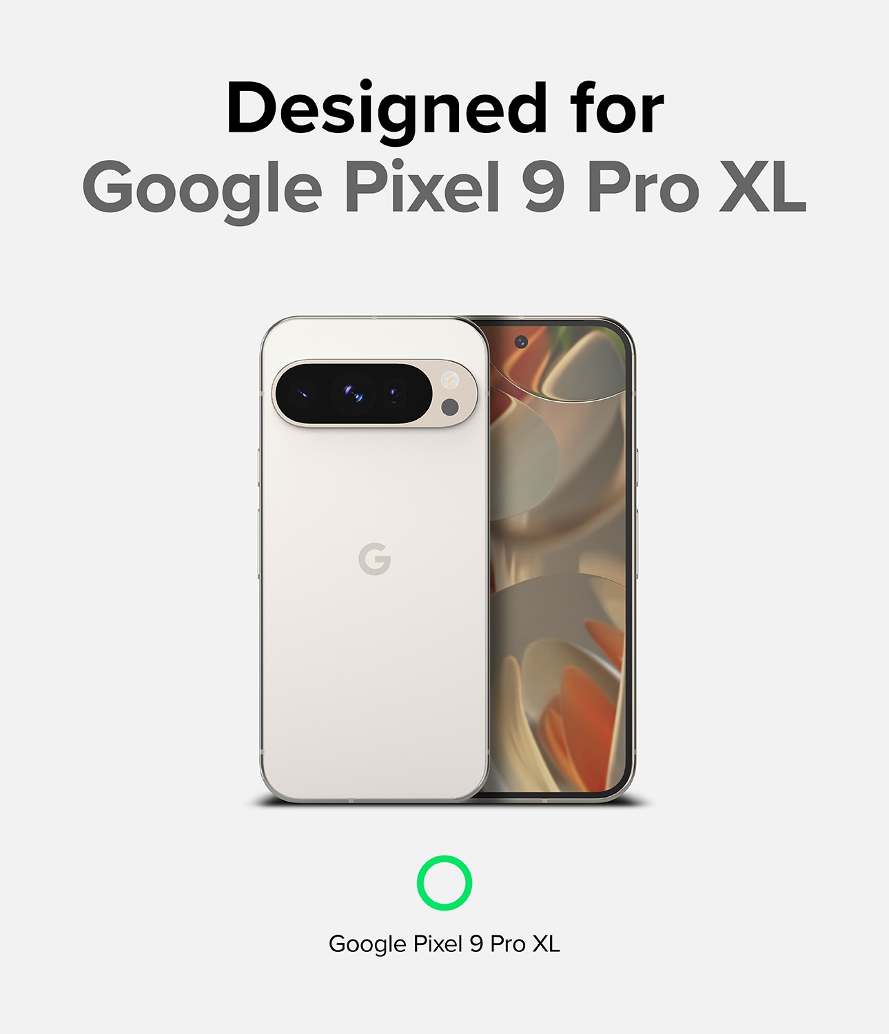 Google Pixel 9 Pro XL Onyx deksel, Svart