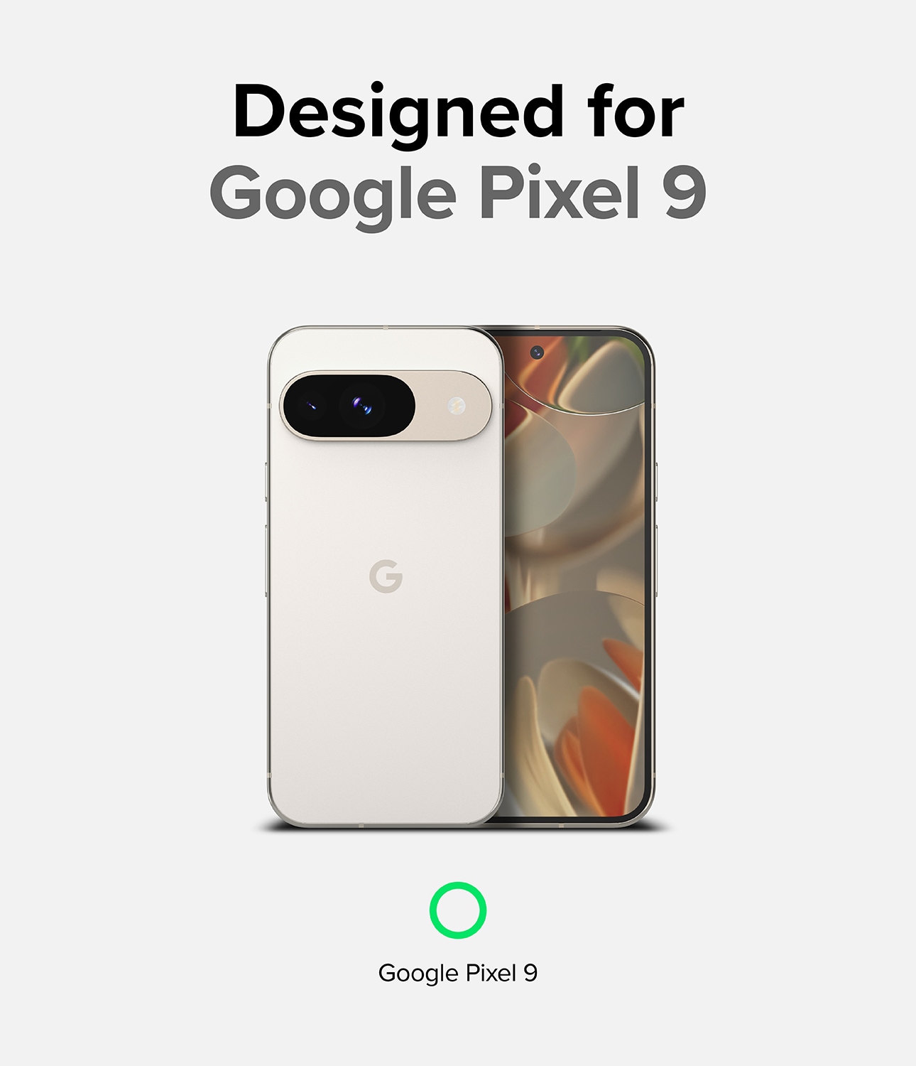 Google Pixel 9 Onyx deksel, Svart