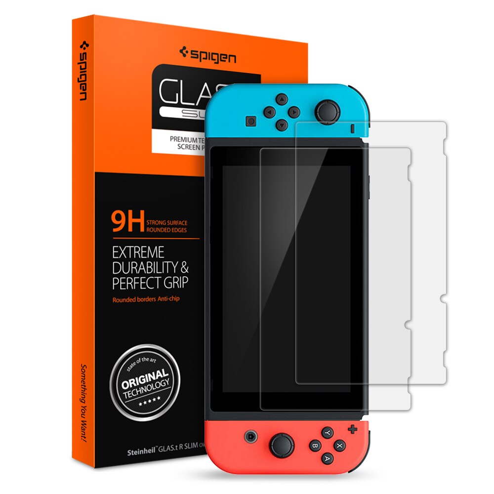 Nintendo Switch Skjermbeskytter GLAS.tR SLIM (2-pakning)