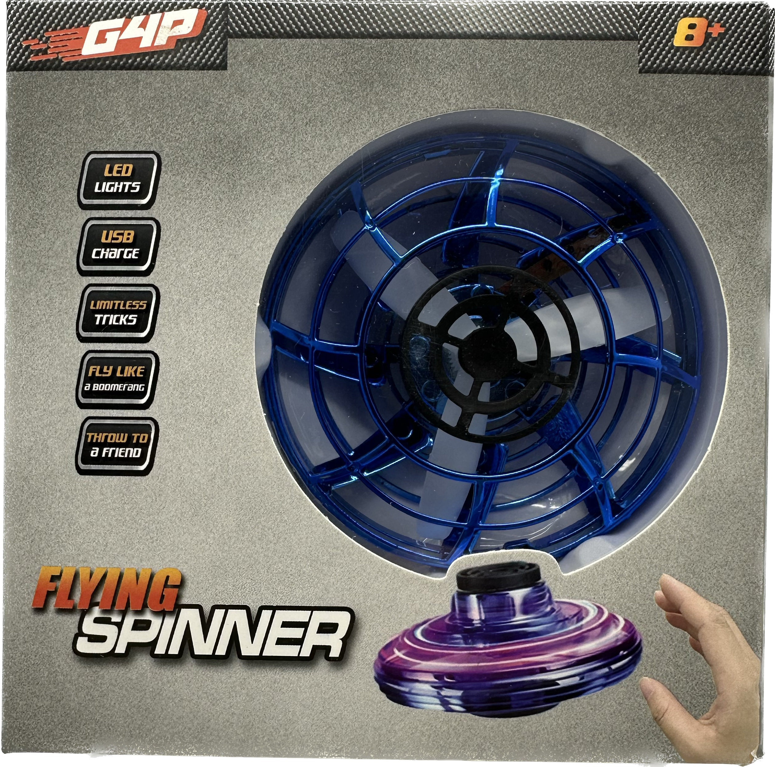 Flying Spinner Drone, Blå