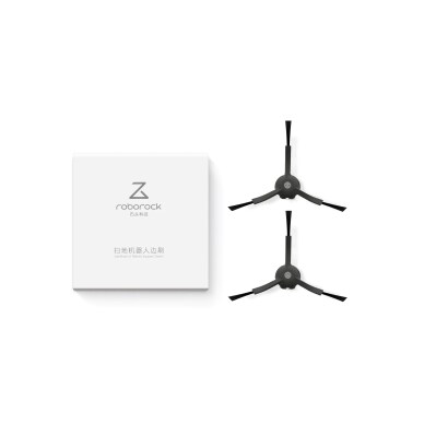  Roborock S8 Plus 2-pack Sidebørster i vinyl, Svart