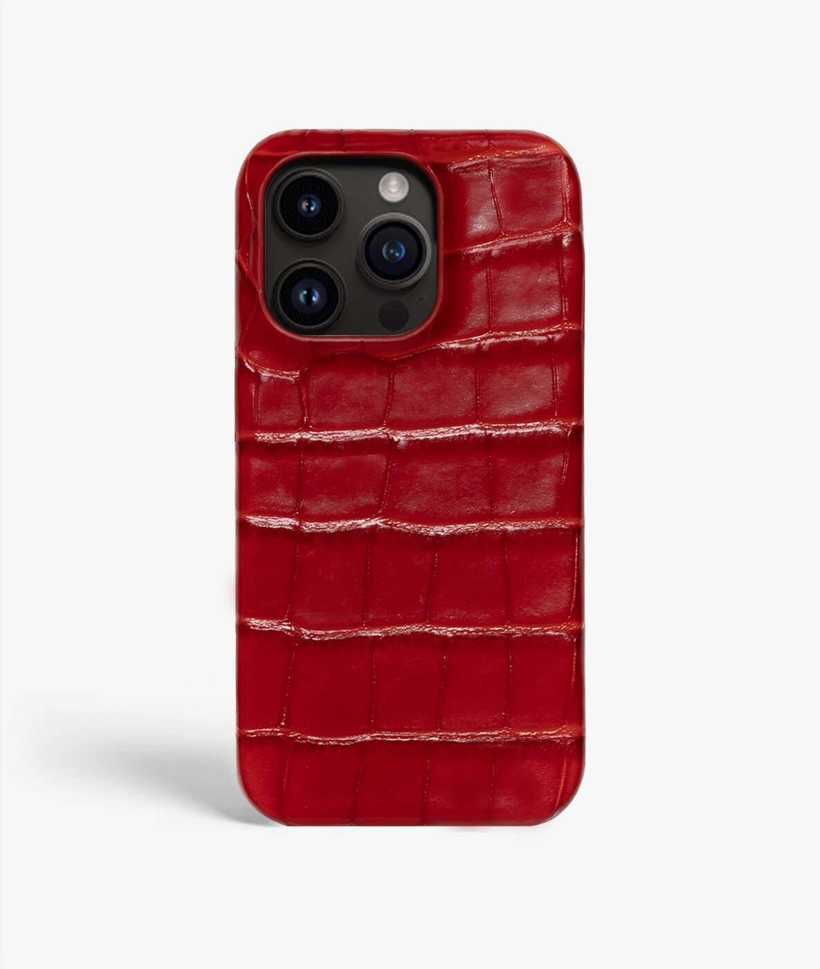 iPhone 14 Pro Max Deksel Croco Red