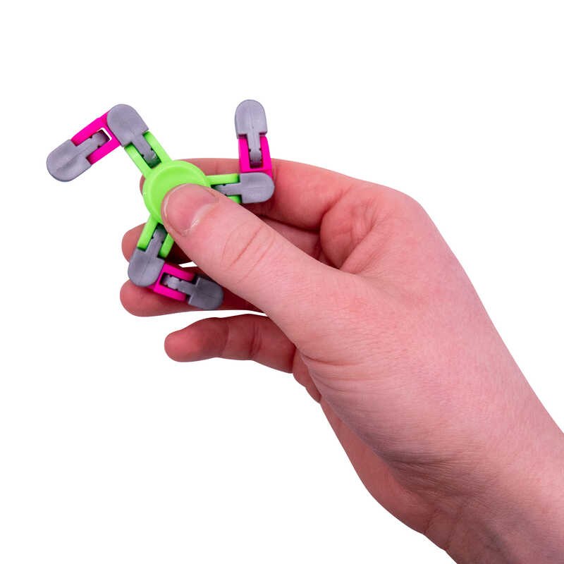 Fidget Tracks Spinner med bøylige armer