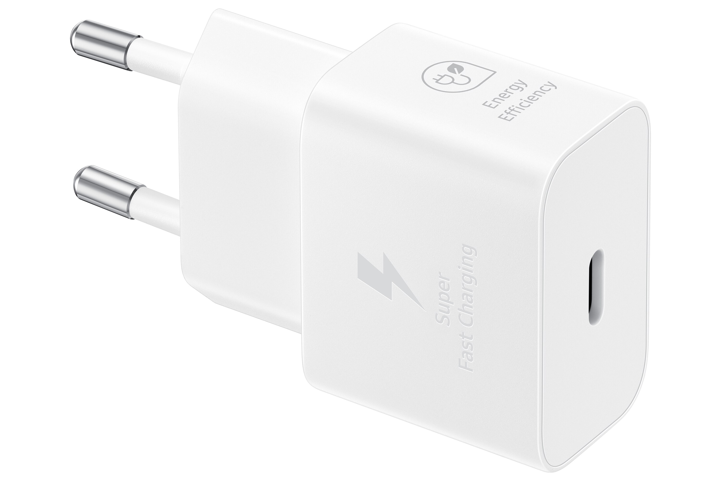 USB-C Power Vegglader Hurtiglading 25W PD, Hvit