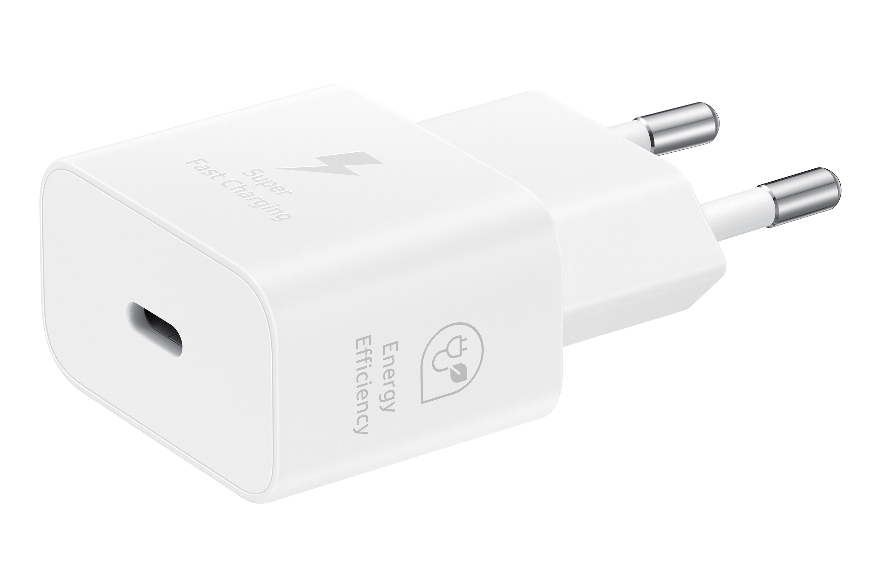 USB-C Power Vegglader Hurtiglading 25W PD, Hvit