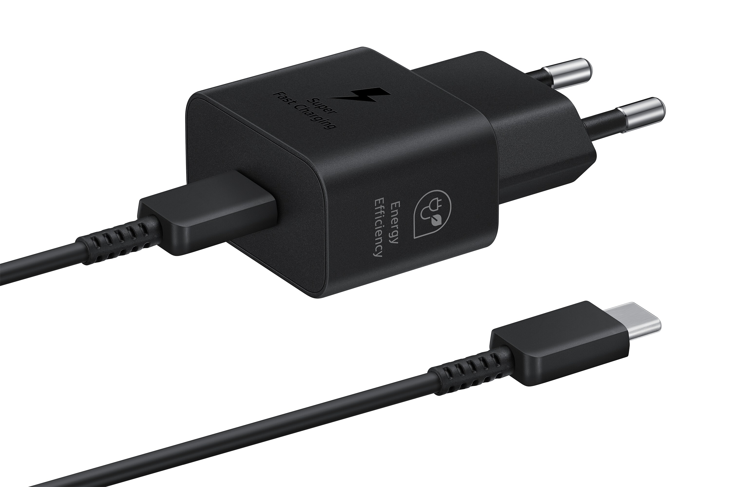 USB-C Power Lader Hurtiglading 25W PD, Svart