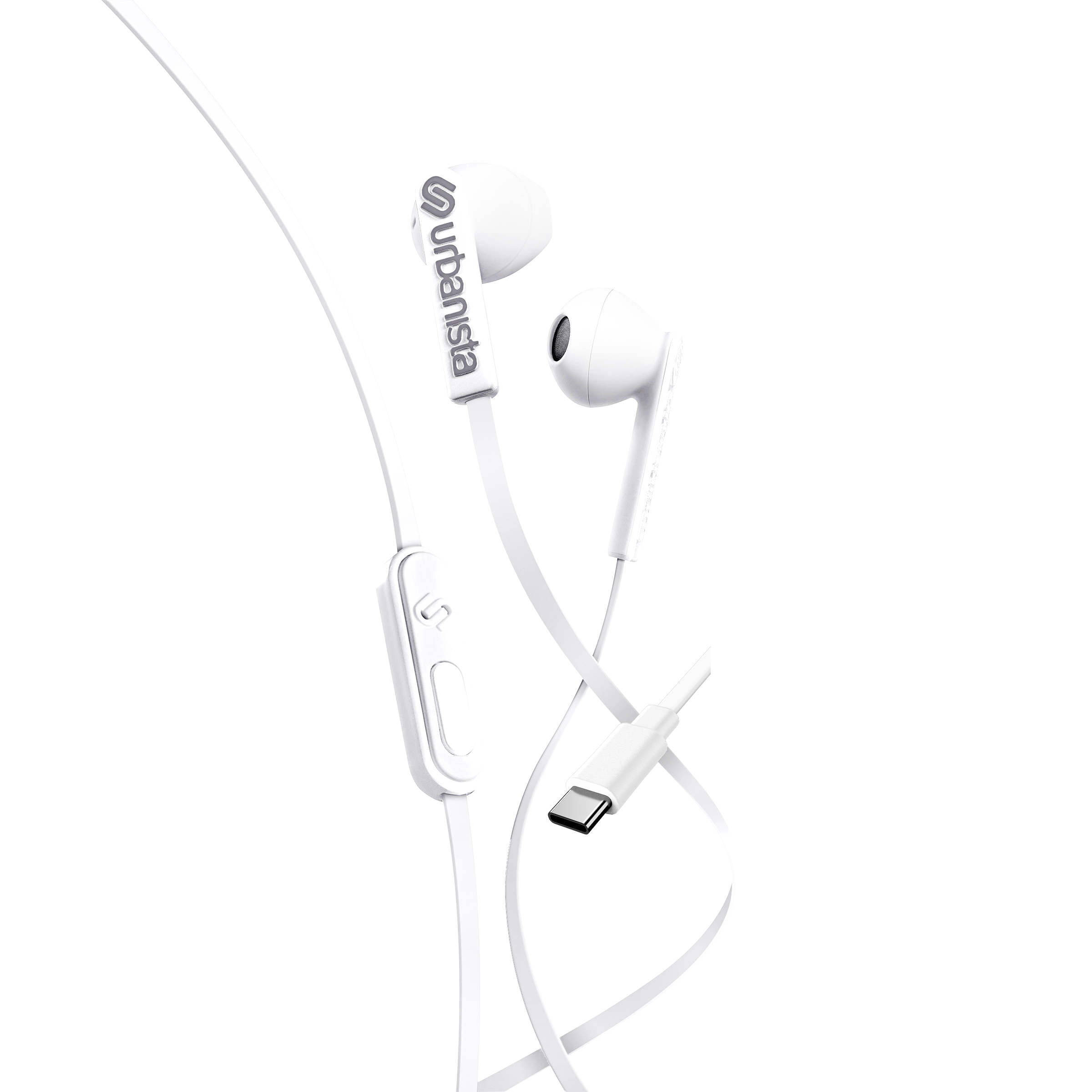 San Francisco Hodetelefoner In-Ear USB-C, Hvit