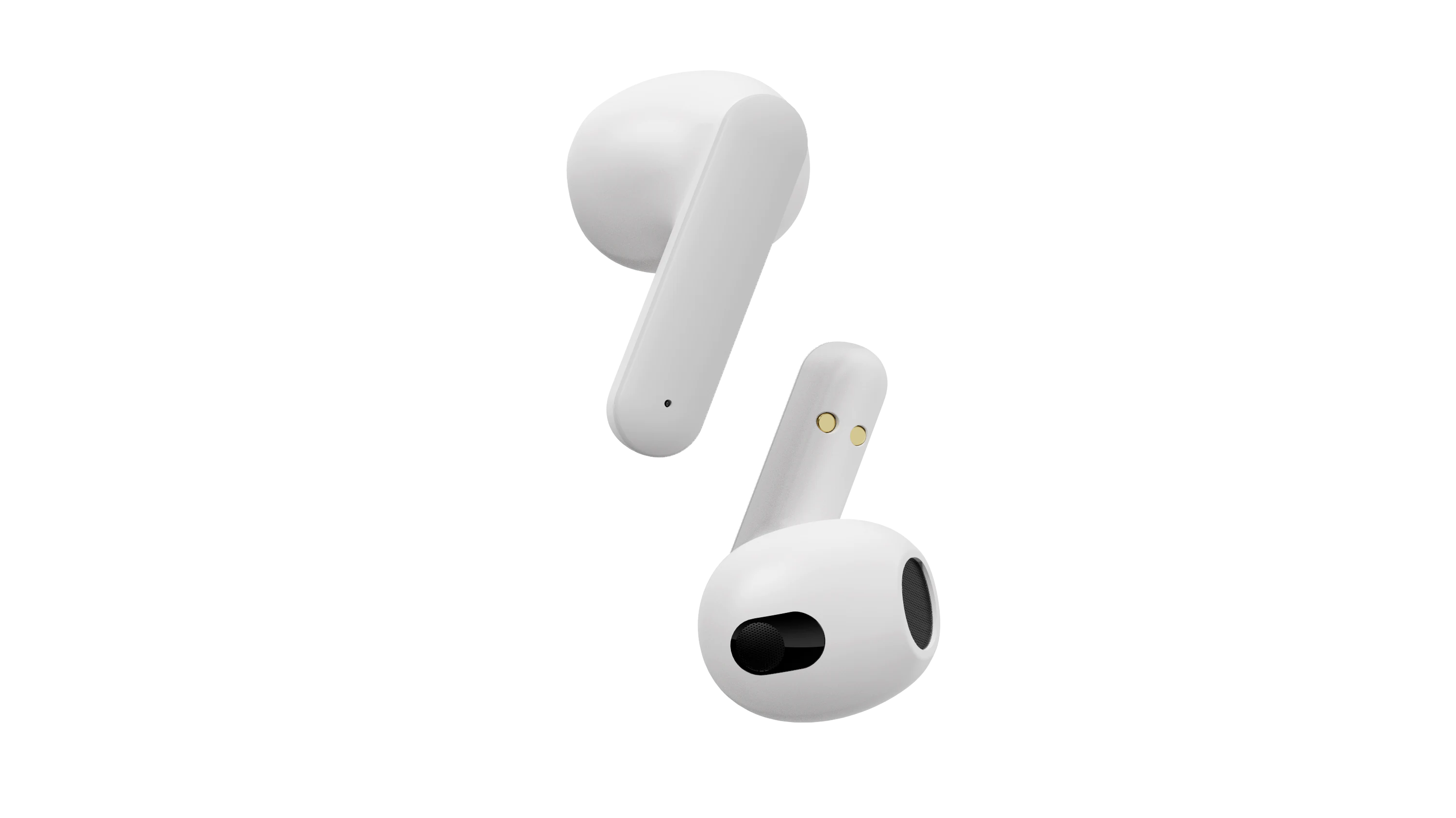 True Wireless in-ear trådløse ørepropper, Hvit