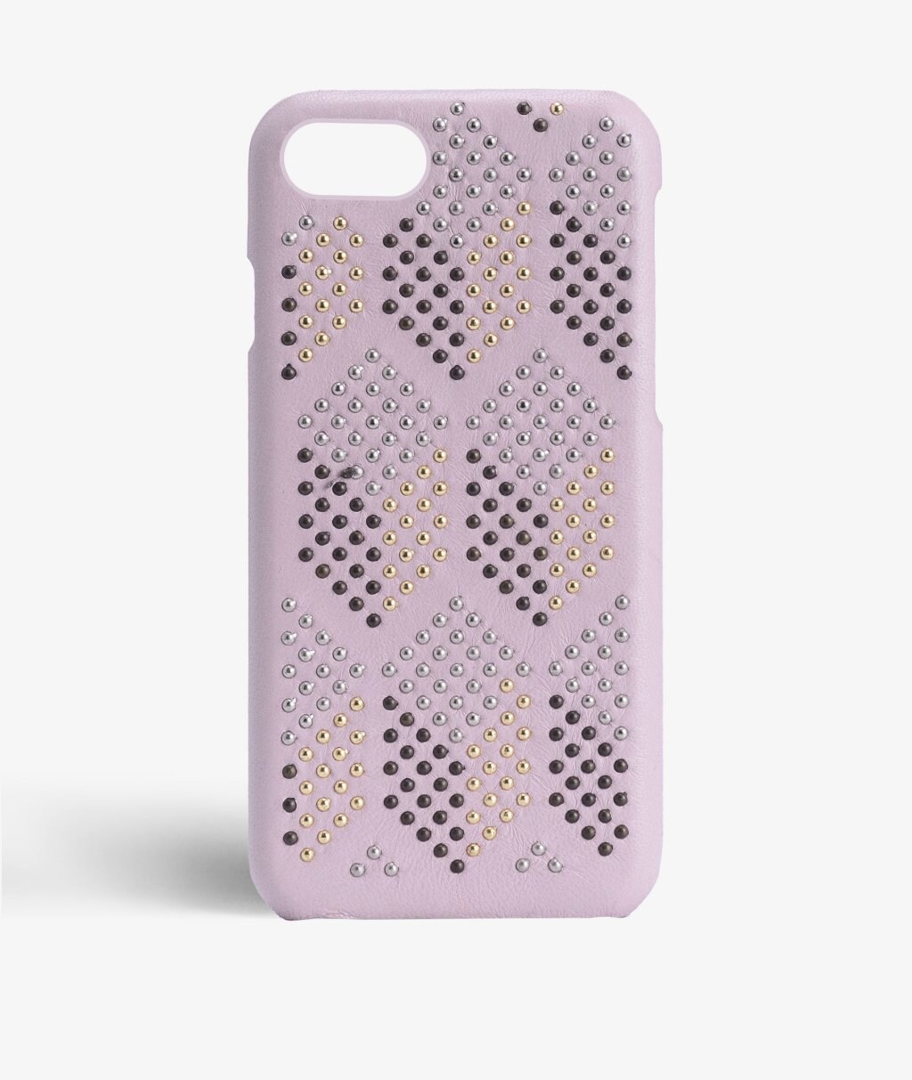 iPhone 7 Deksel Mixed Mini Studs Nappa Baby Pink