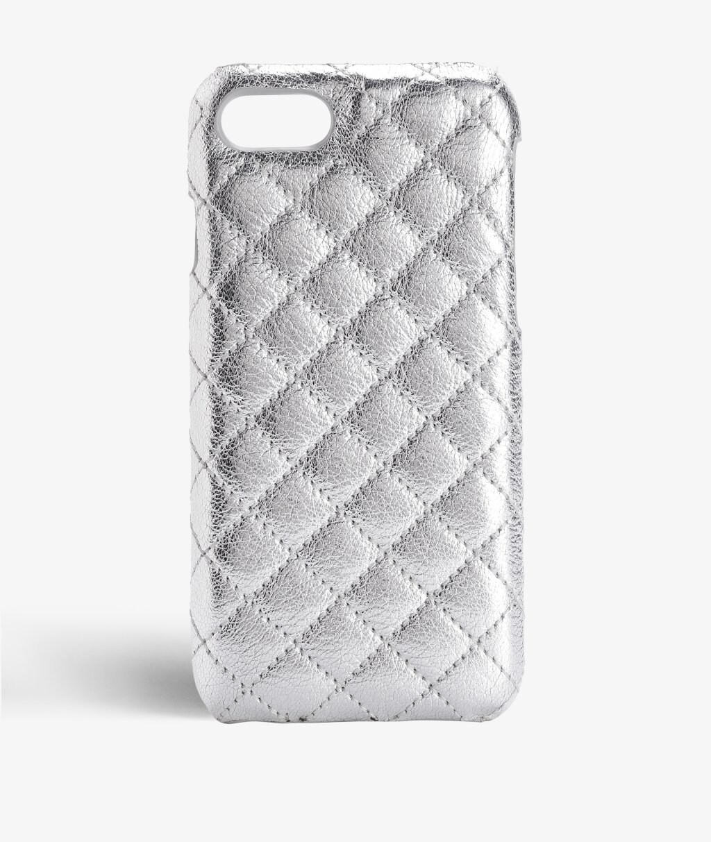 iPhone 7 Deksel Quilted Metallic Silver