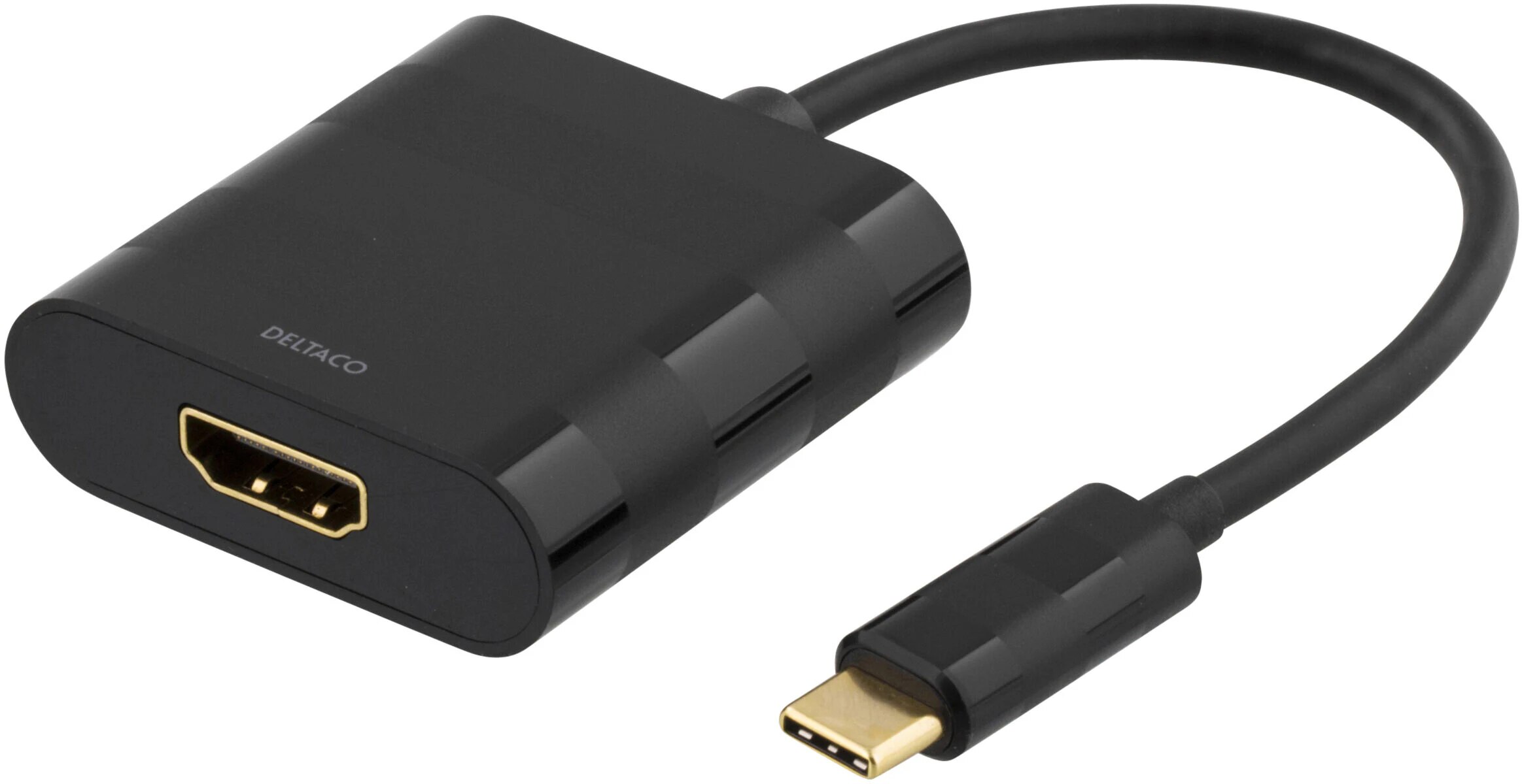 USB-C til HDMI-adapter 4K UHD, svart