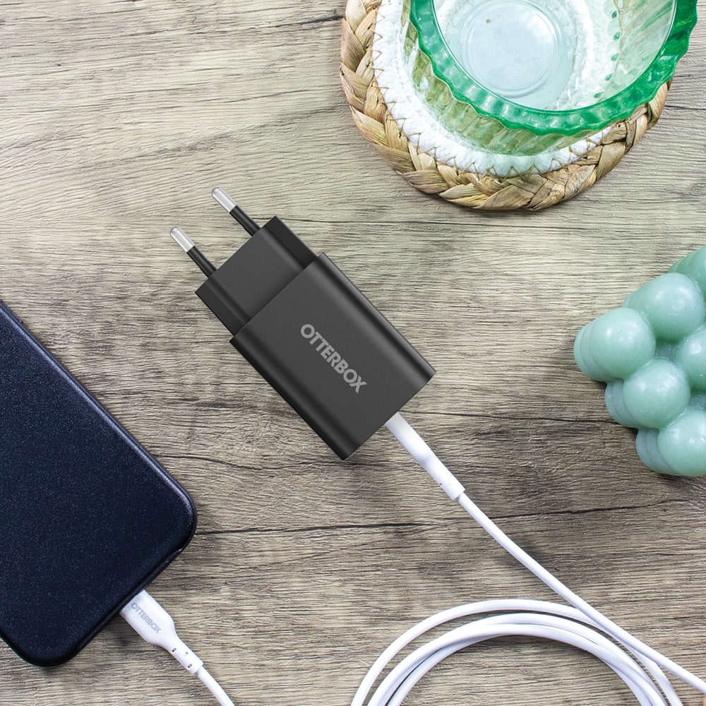 Vegglader USB-C PD 30W, Svart