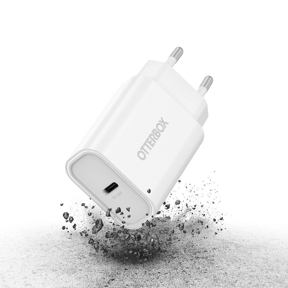 Vegglader USB-C PD 30W, Hvit