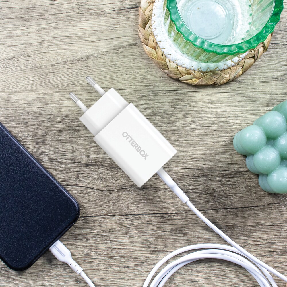 Vegglader USB-C PD 30W, Hvit