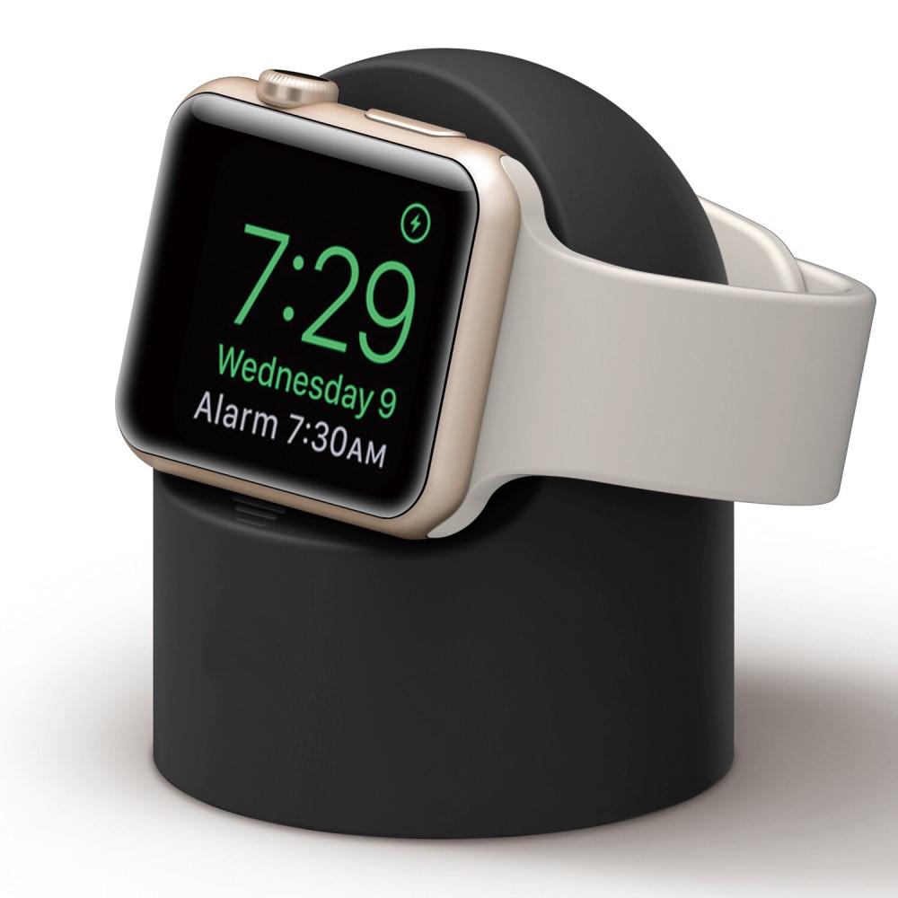 Apple Watch Ladestativ i silikon, Svart