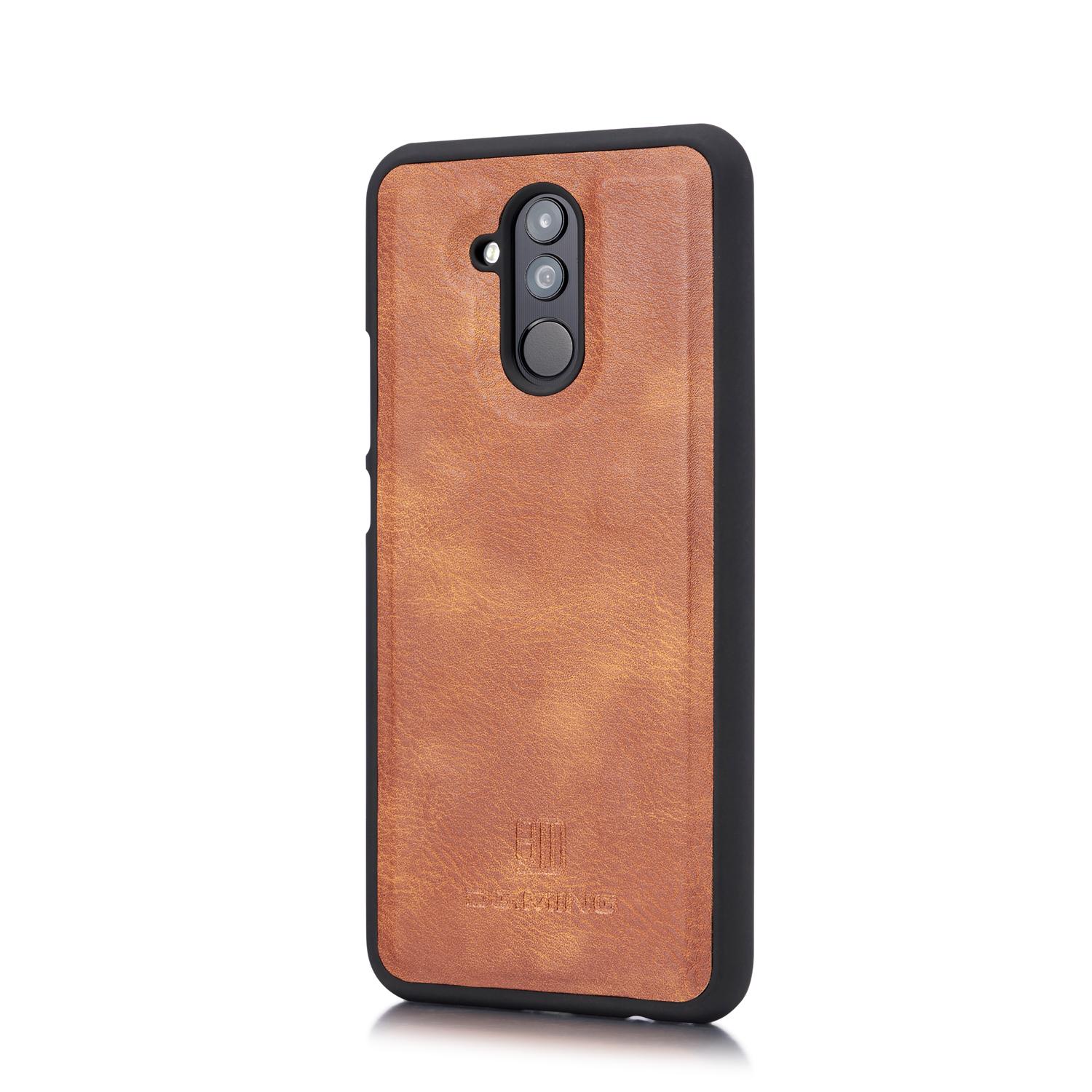 Huawei Mate 20 Lite Lommeboketui med avtakbart deksel, Cognac