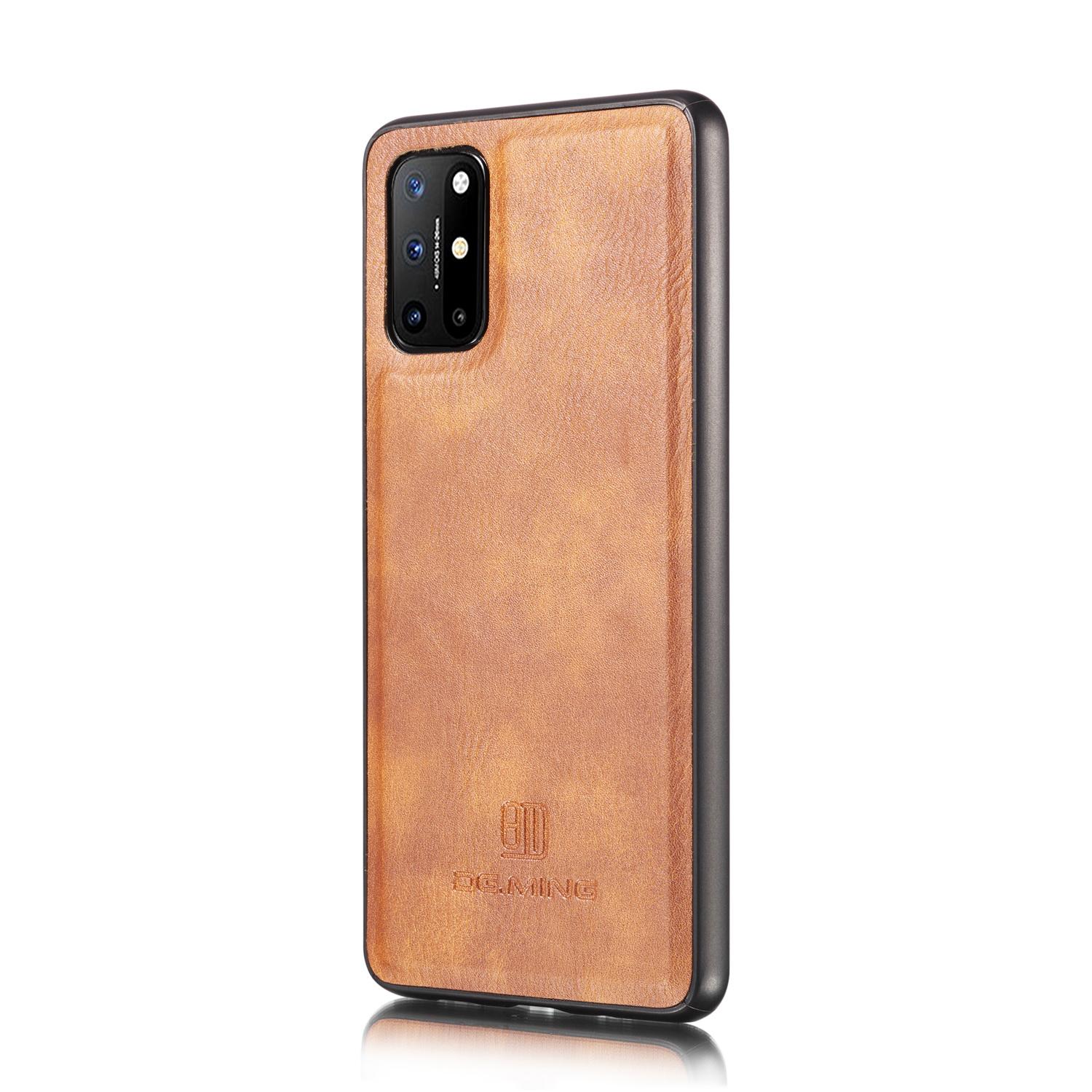  OnePlus 8T Lommeboketui med avtakbart deksel, Cognac