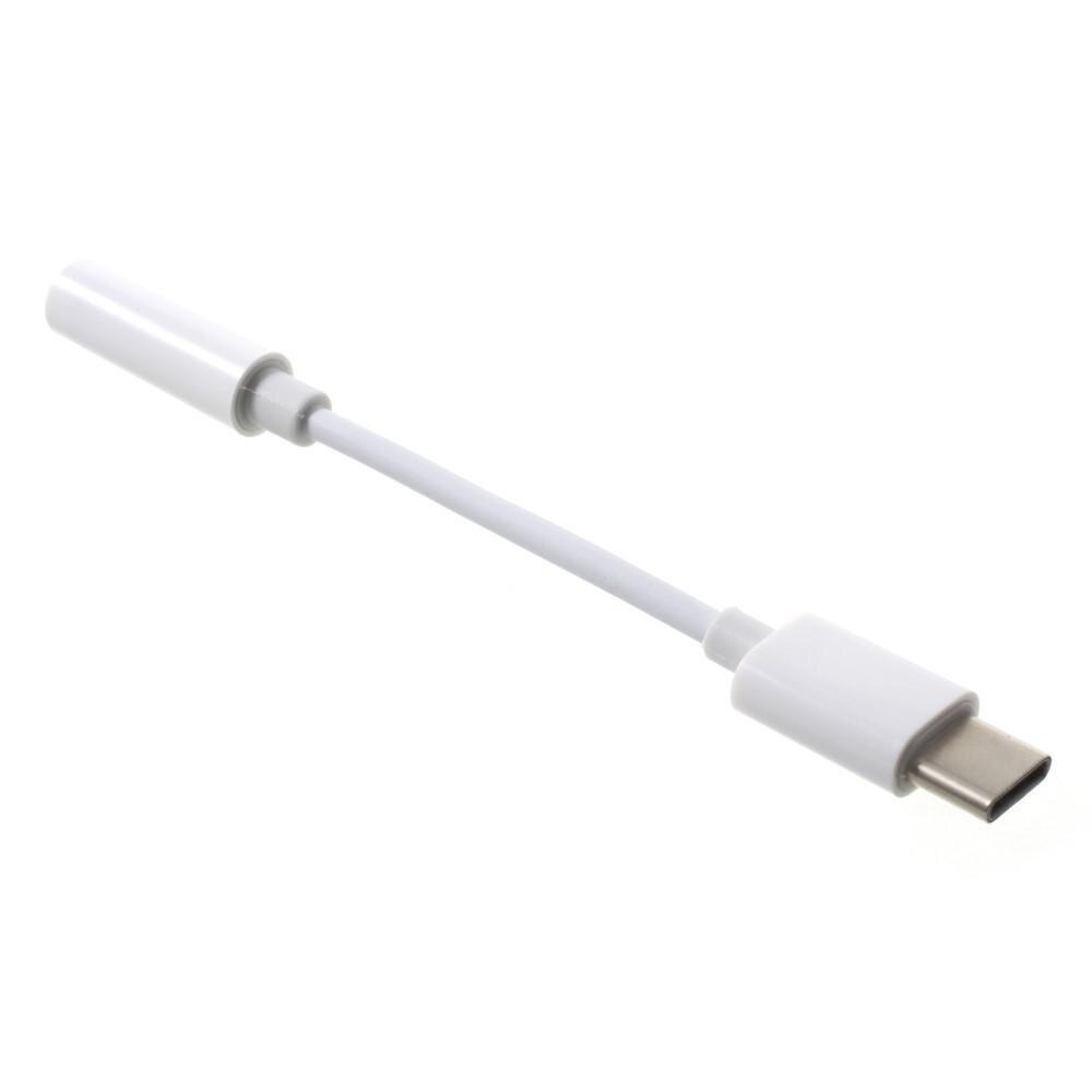 Hodetelefonadapter USB-C til 3,5 mm hvit