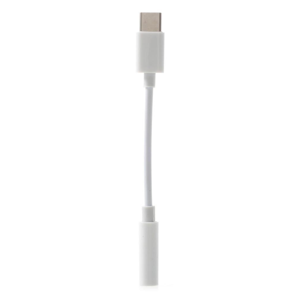 Hodetelefonadapter USB-C til 3,5 mm hvit