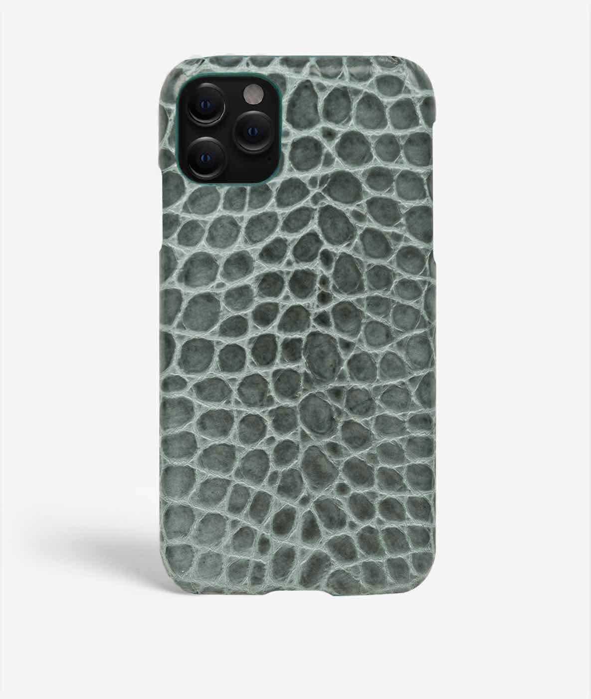 iPhone 11 Pro Deksel Small Croco Teal