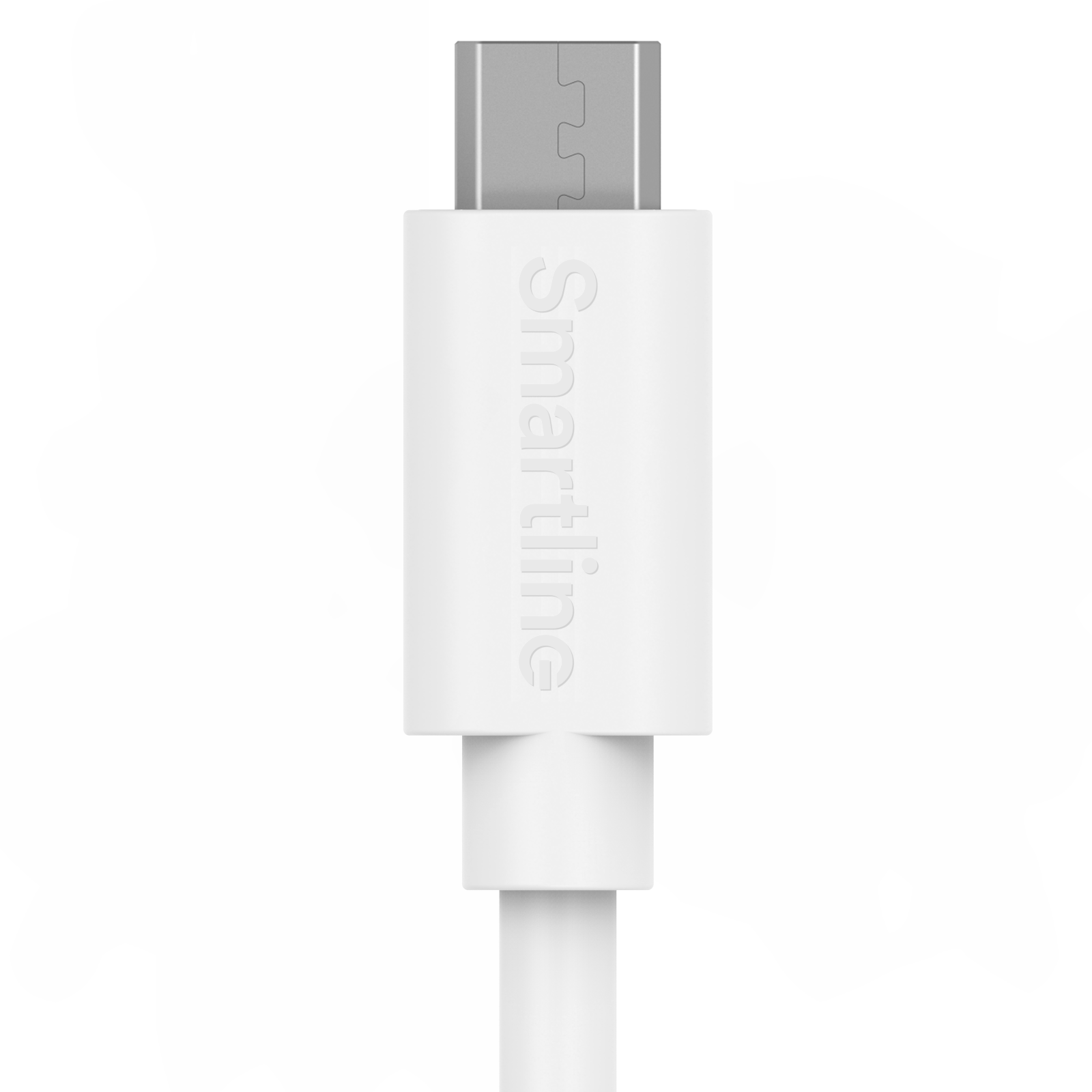 Ladekabel 1m MicroUSB, Hvit