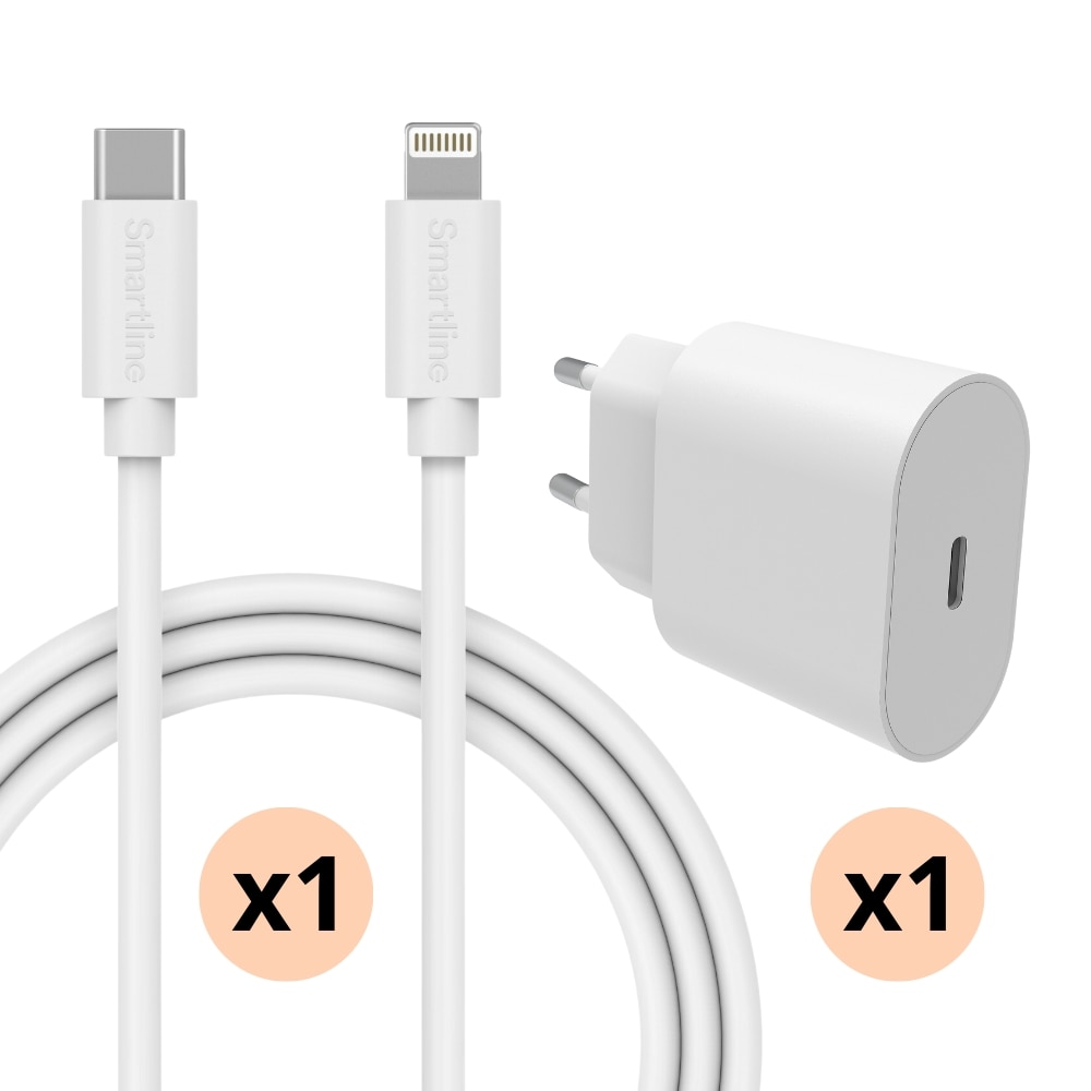 Apple AirPods Max Kit for optimal lading med 2m Lightning kabel, Hvit