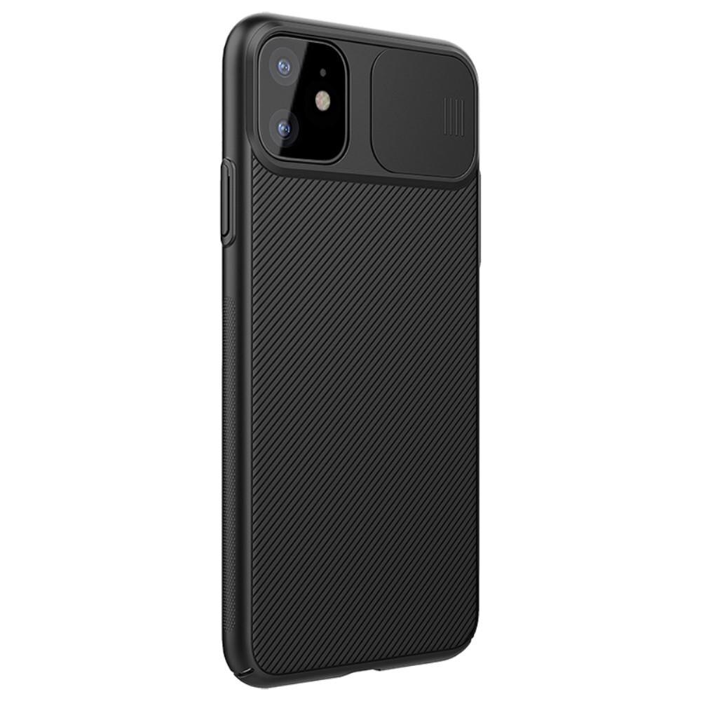 iPhone 11 Deksel med kameralinsebeskyttelse - CamShield, Svart