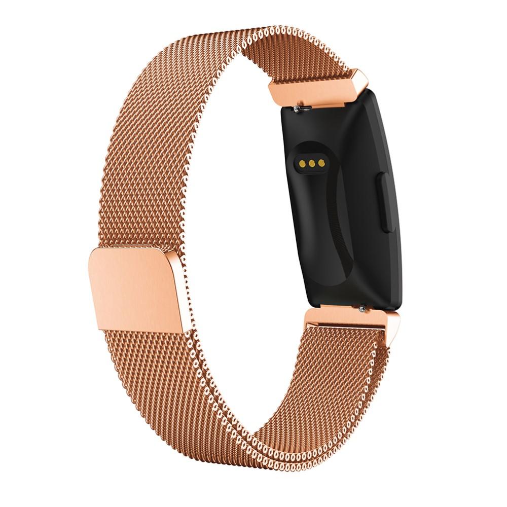 Fitbit Inspire/Inspire HR/Inspire 2 Reim Milanese Loop, Rosegull