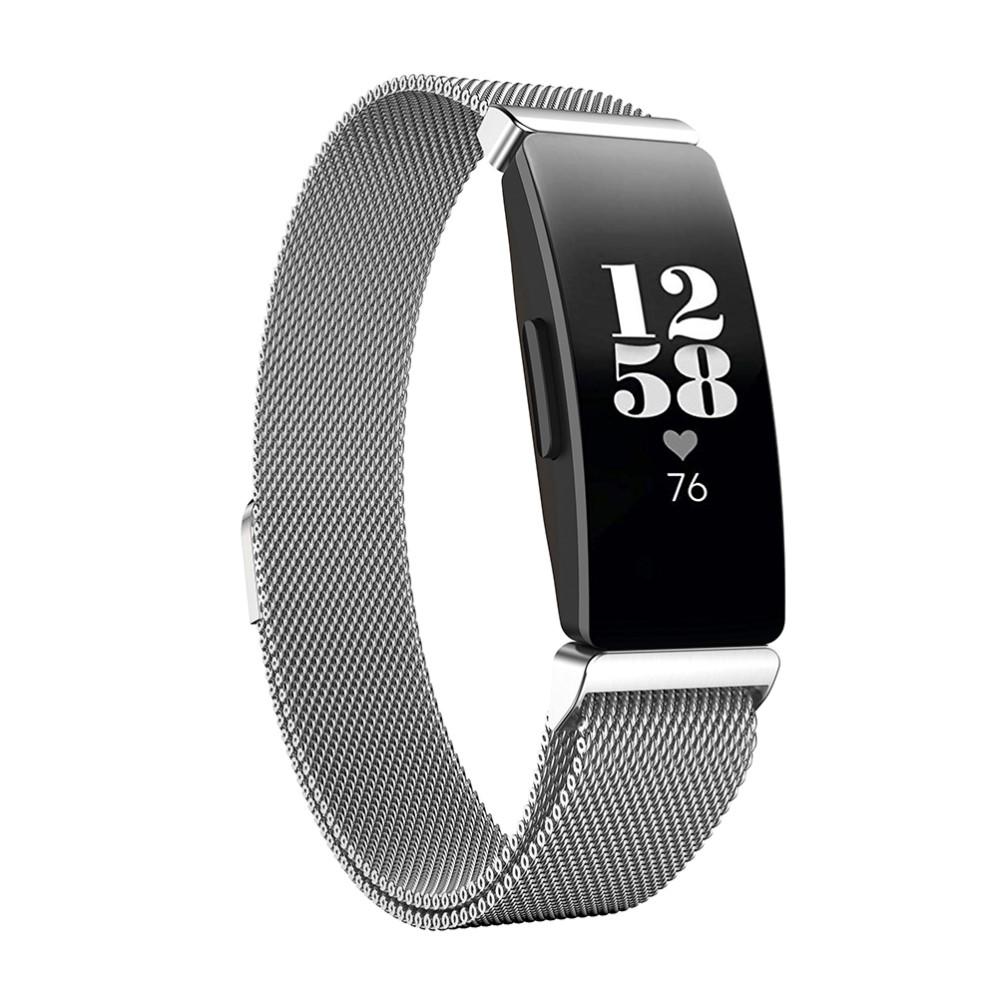 Fitbit Inspire/Inspire HR/Inspire 2 Reim Milanese Loop, Sølv