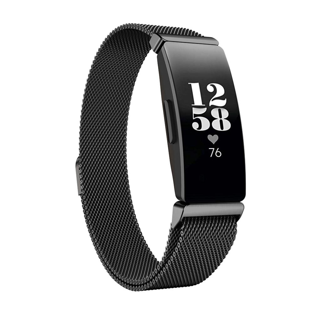 Fitbit Inspire/Inspire HR/Inspire 2 Reim Milanese Loop, Svart