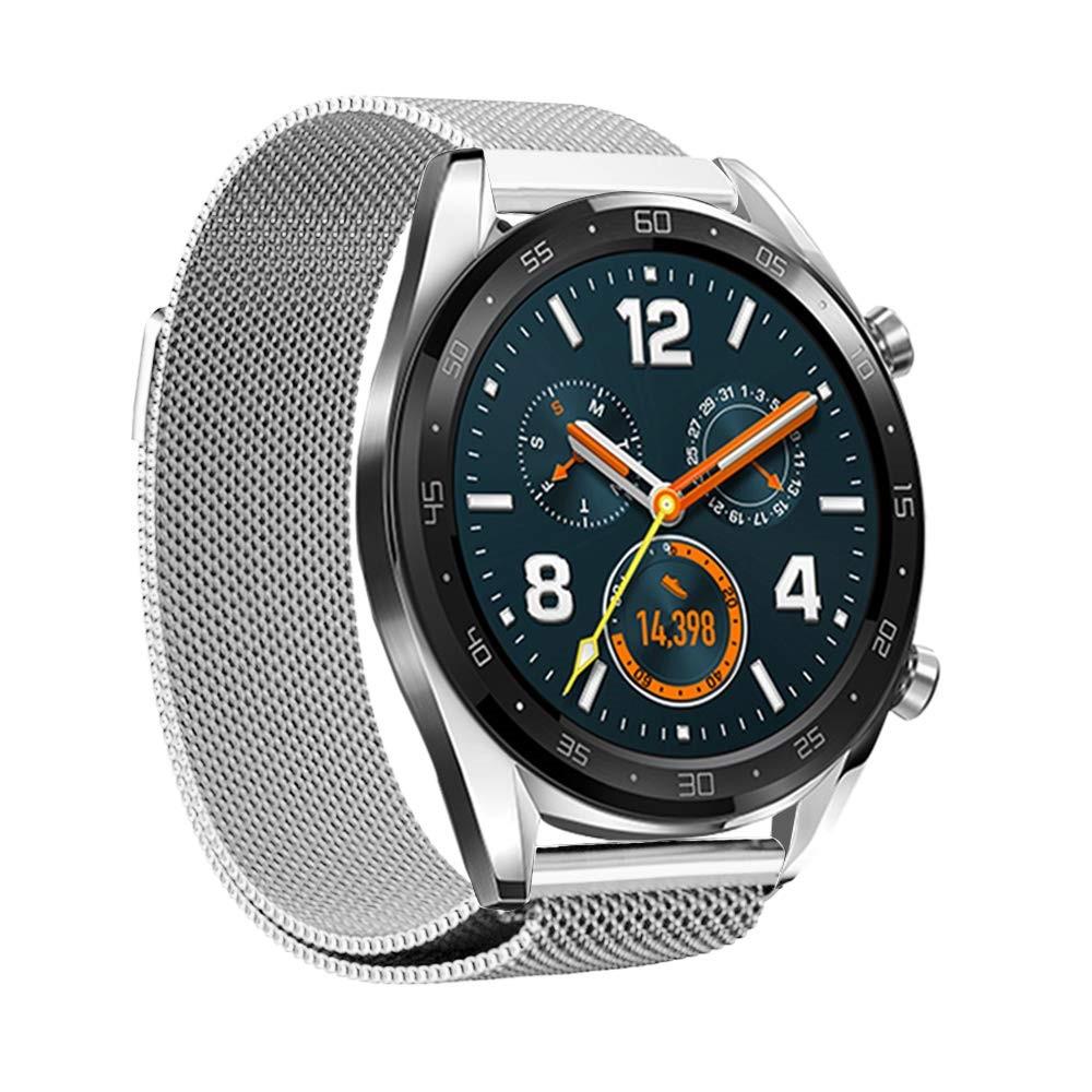 Huawei Watch GT 2 46mm/Watch GT 2e/Watch GT Reim Milanese Loop, Sølv